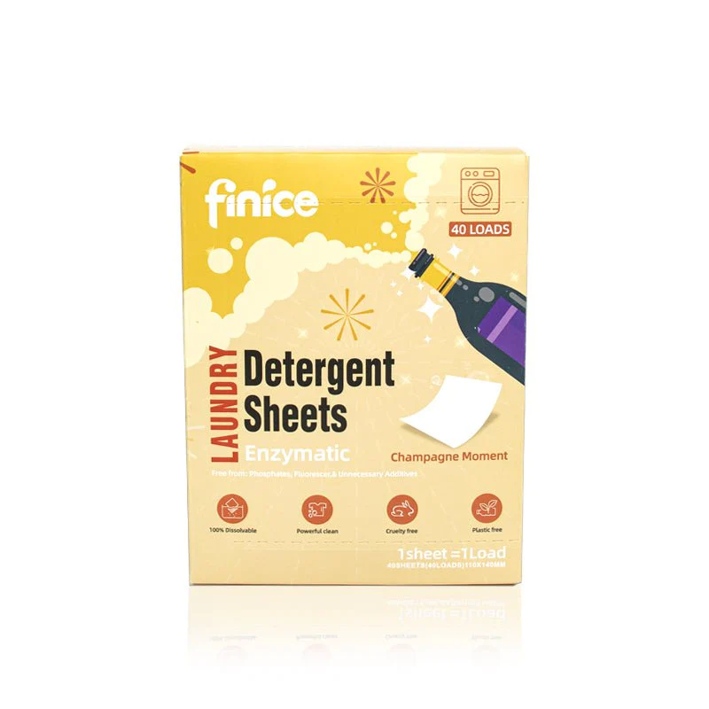 Finice Premium Laundry Detergent Sheets – Advanced Cleaning Power (40 Pack) - Image 4