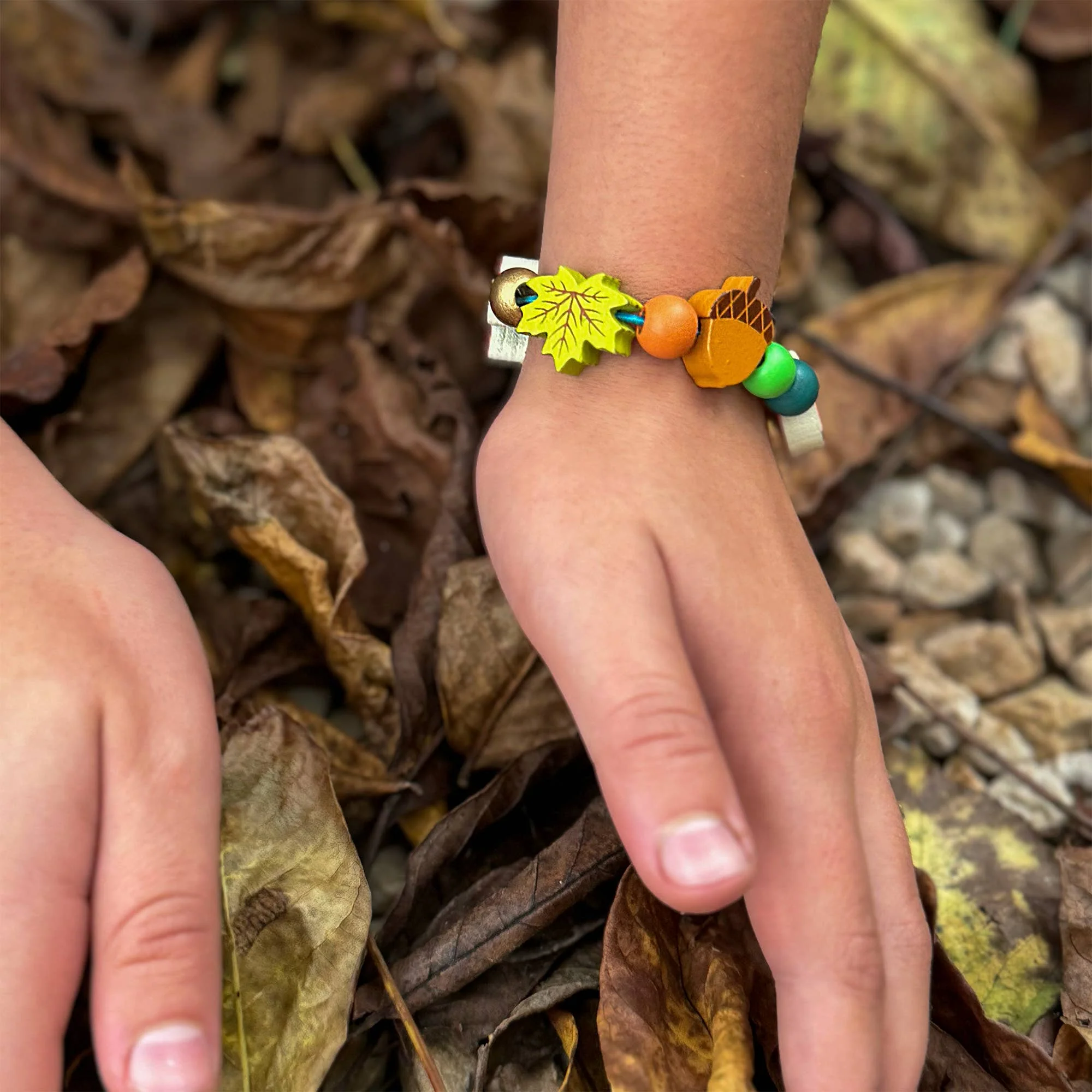 Create Your Own Forest Bracelet Craft Gift Kit in Reusable Tin - Image 5