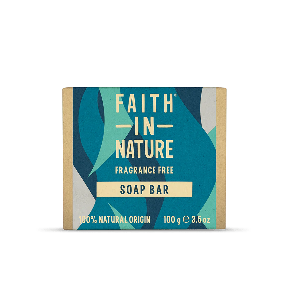 Fragrance Free Soap Bar – Unscented, Plastic-Free & Vegan