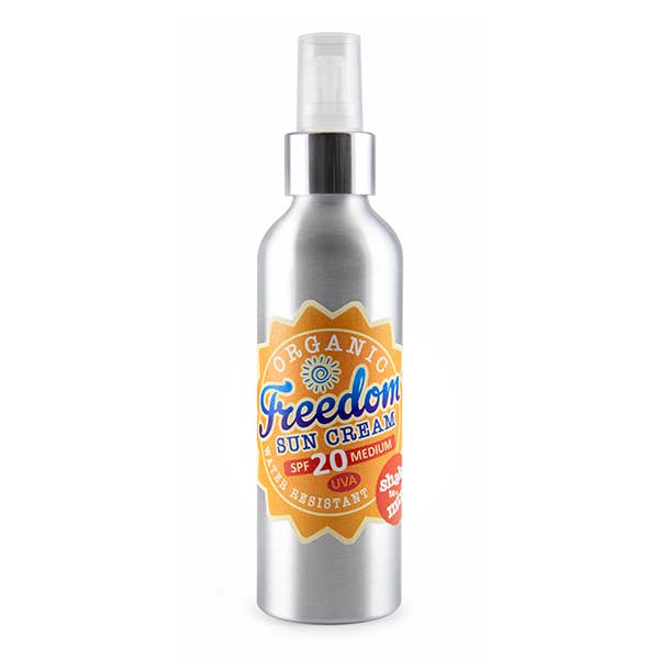 Freedom Sun Cream SPF 20 – Organic Mineral Protect & Repair Formula - Image 2