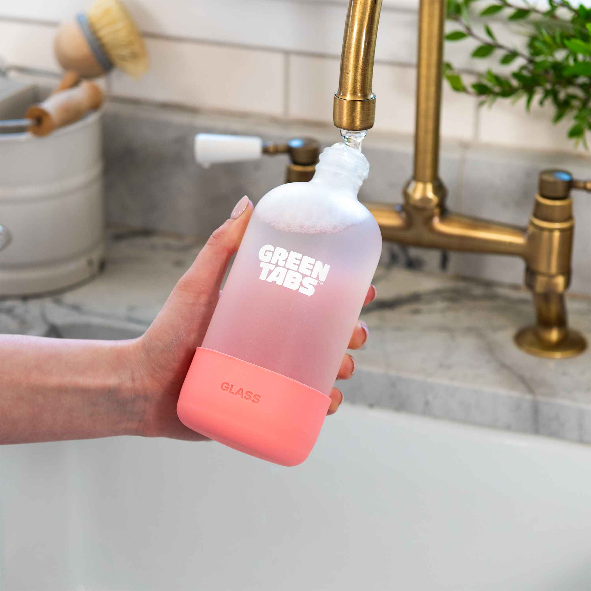 Plant-Powered Glass Cleaner GreenTabs™ – Plastic-Free, Vegan & Eco-Friendly Starter Kit - Image 4