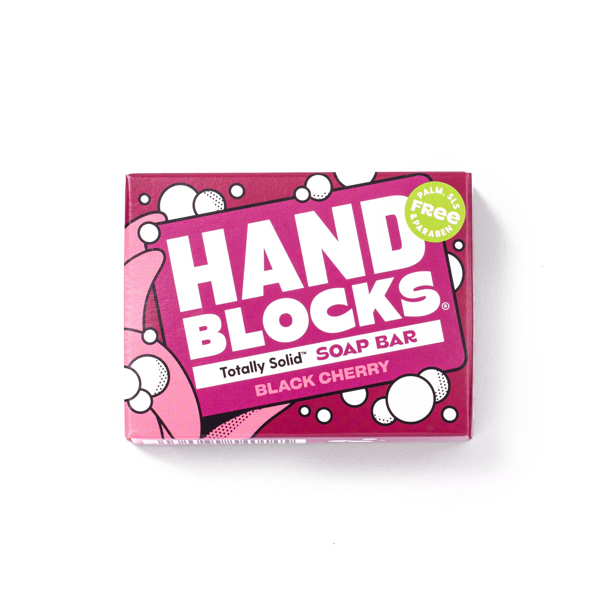 Hand Blocks Soap Black Cherry - Plastic Free Vegan Hand Soap Bars - Image 2