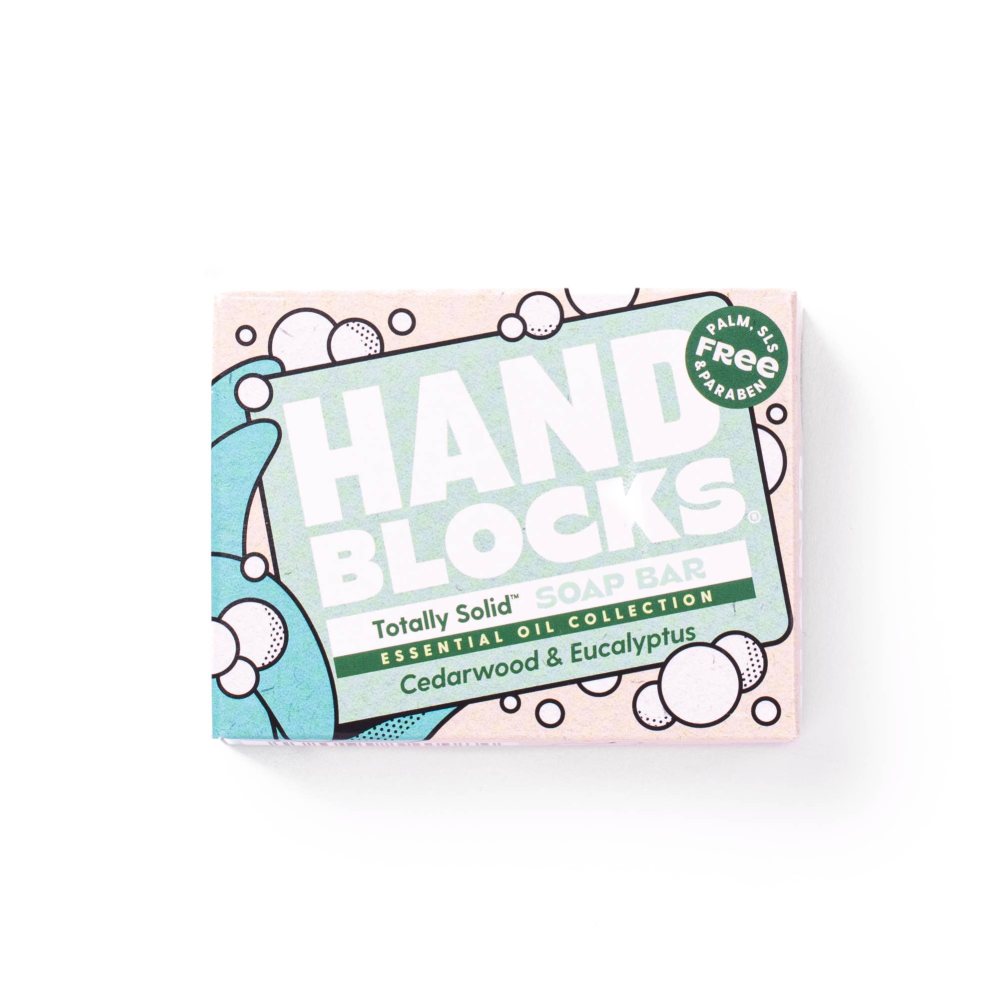 Hand Blocks Soap Cedarwood & Eucalyptus - Plastic Free Vegan Hand Soap Bars - Image 2
