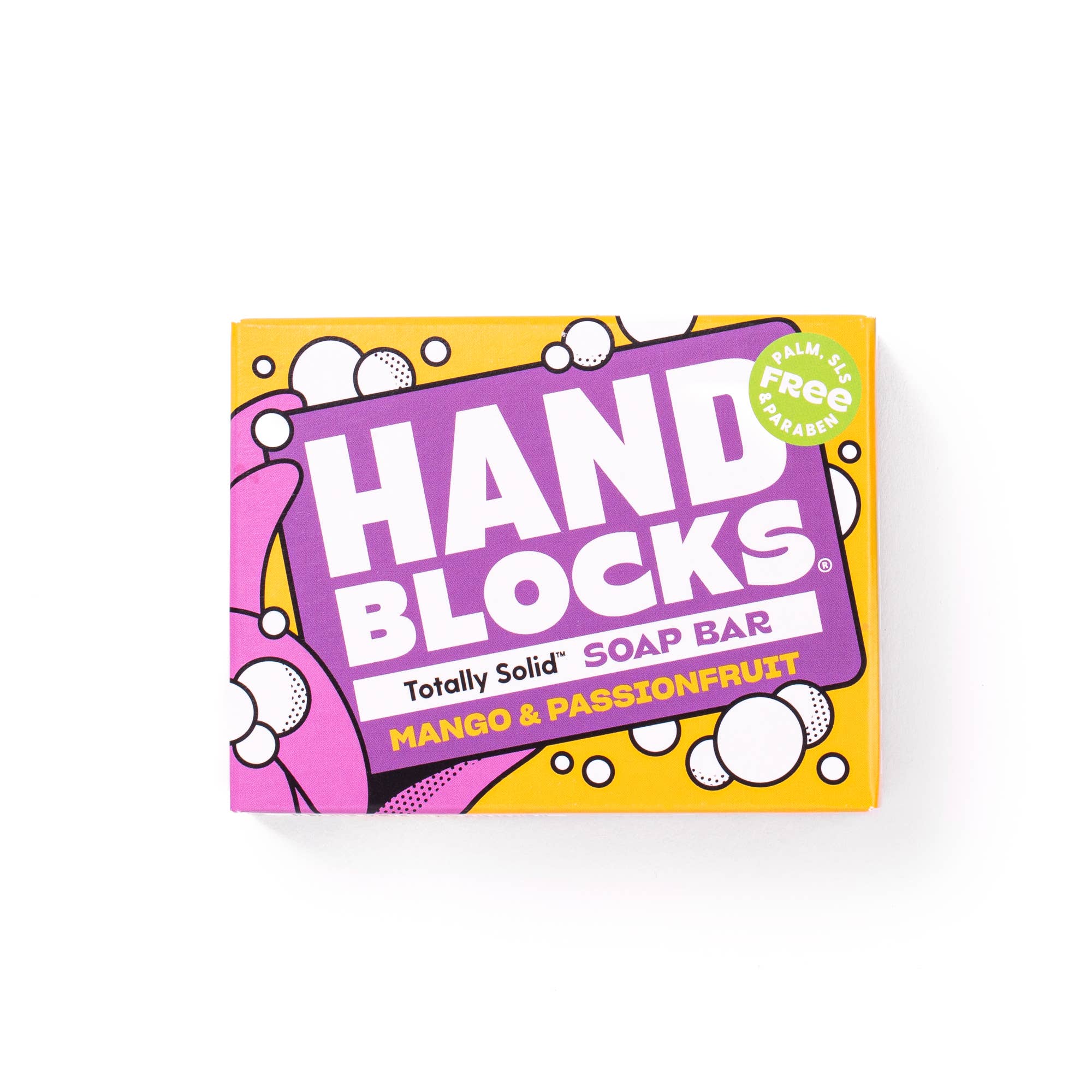 Hand Blocks Soap Mango & Passionfruit - Plastic Free Vegan Hand Soap Bars - Image 2