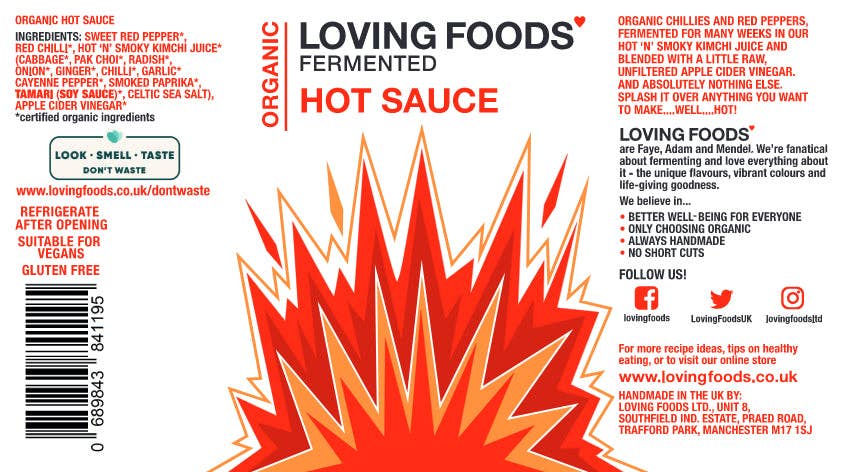 Organic Fermented Hot Sauce – Unpasteurised Chilli Sauce 150ml Vegan - Image 2