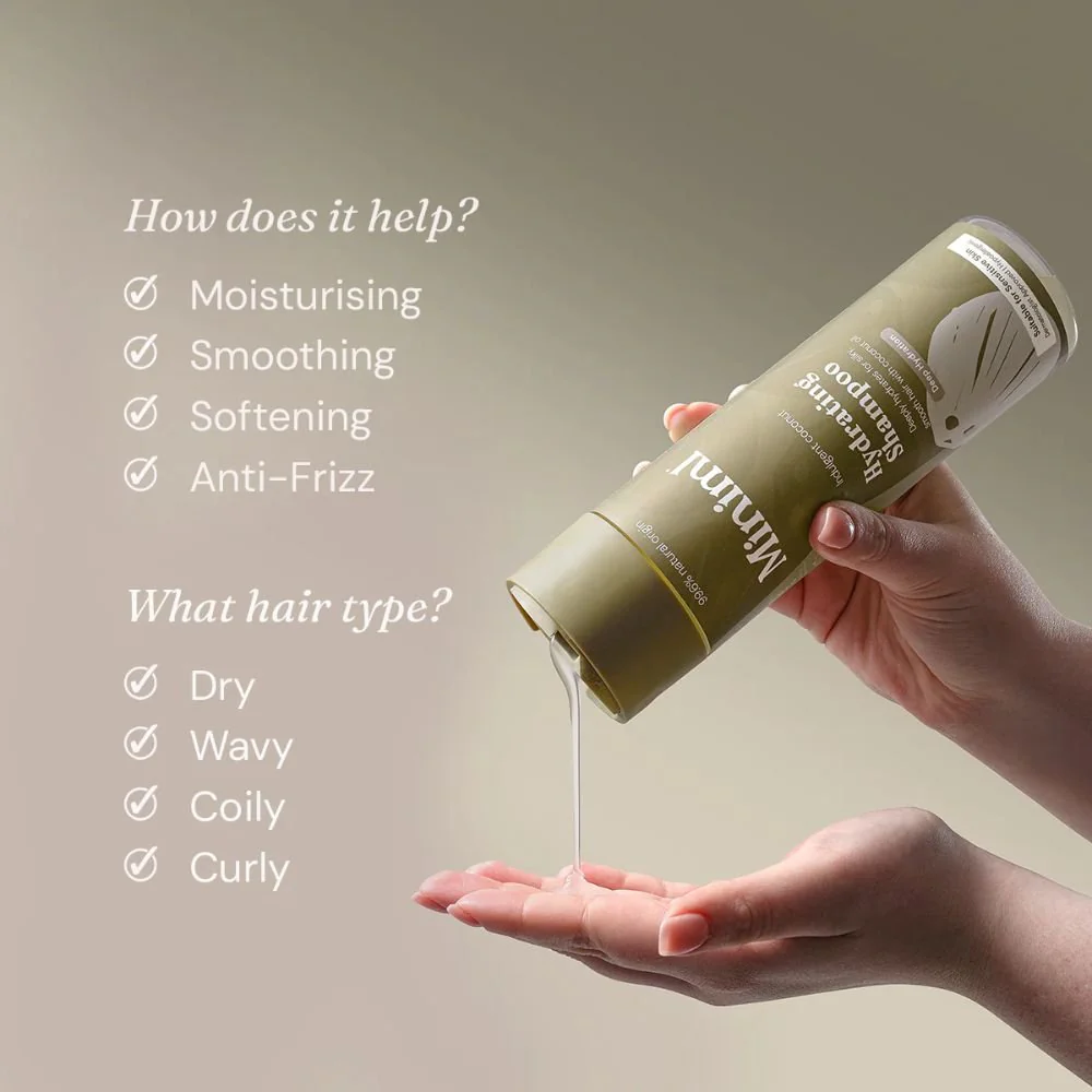 Hydrating Shampoo Indulgent Coconut 400ml Sulphate-Free Hair Care - Image 2