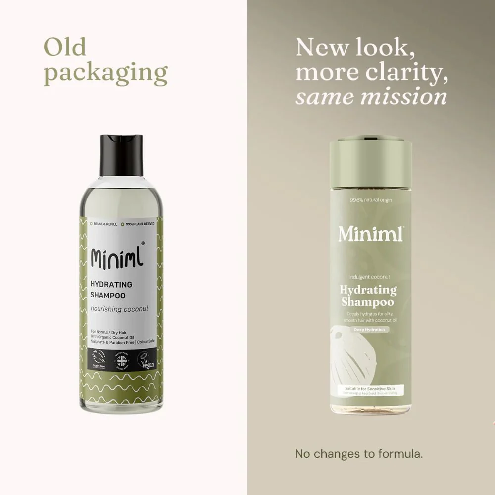 Hydrating Shampoo Indulgent Coconut 400ml Sulphate-Free Hair Care - Image 3