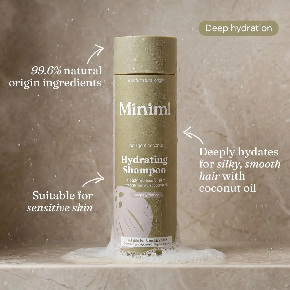 Hydrating Shampoo Indulgent Coconut 400ml Sulphate-Free Hair Care - Image 4