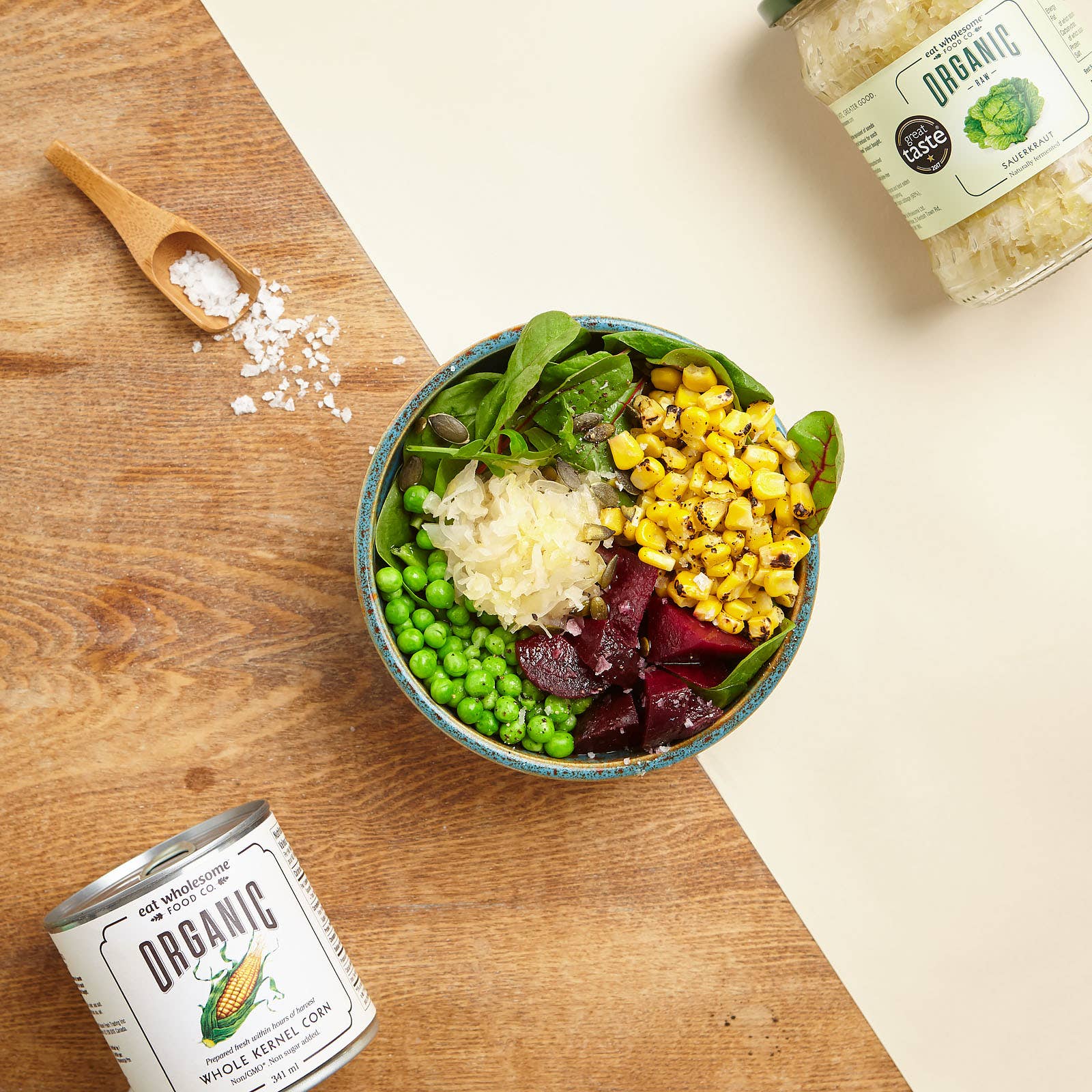 Eat Wholesome In Season Organic Sweetcorn 340g – Freshly Prepared - Image 2