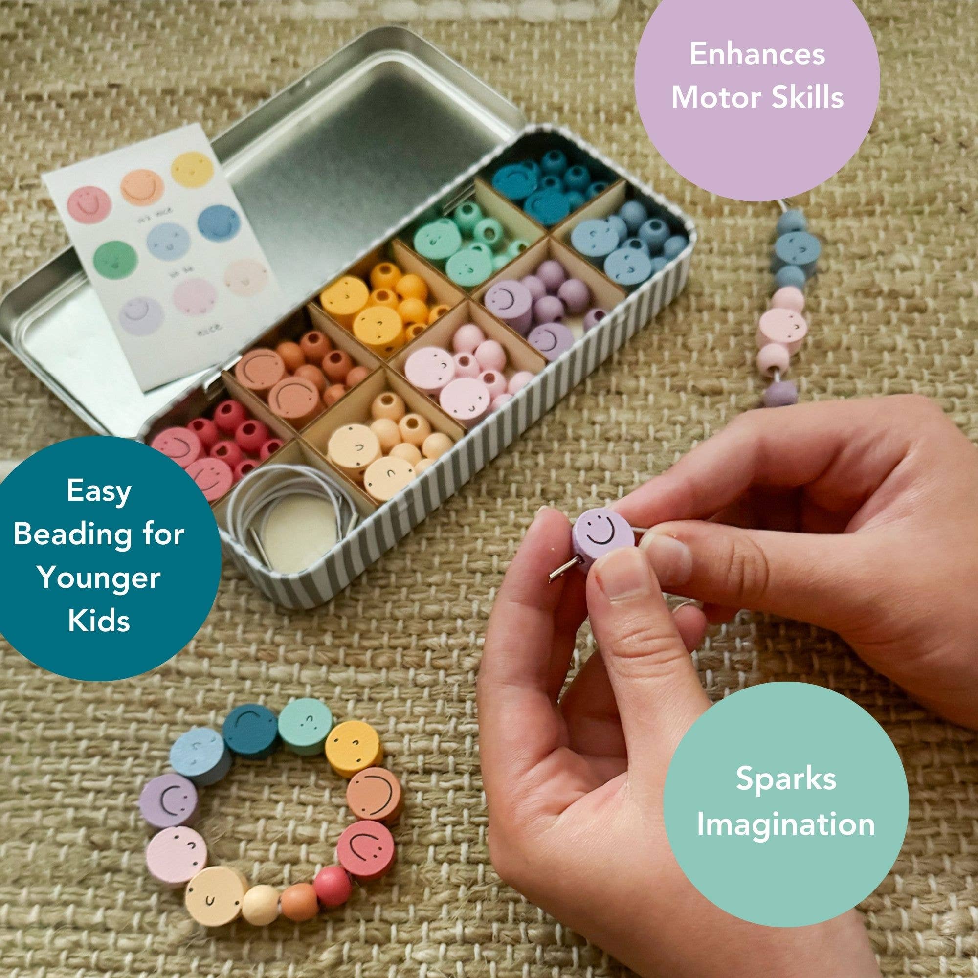 It’s Nice To Be Nice Bracelet Beading Gift Kit for Children - Image 7