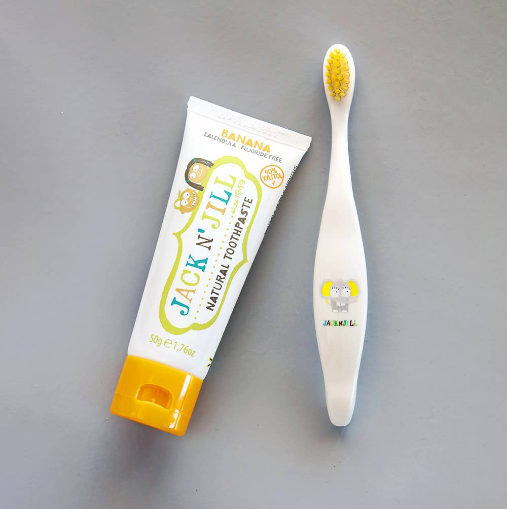 Jack N’ Jill Natural Banana Toothpaste for Kids 50g - Image 4