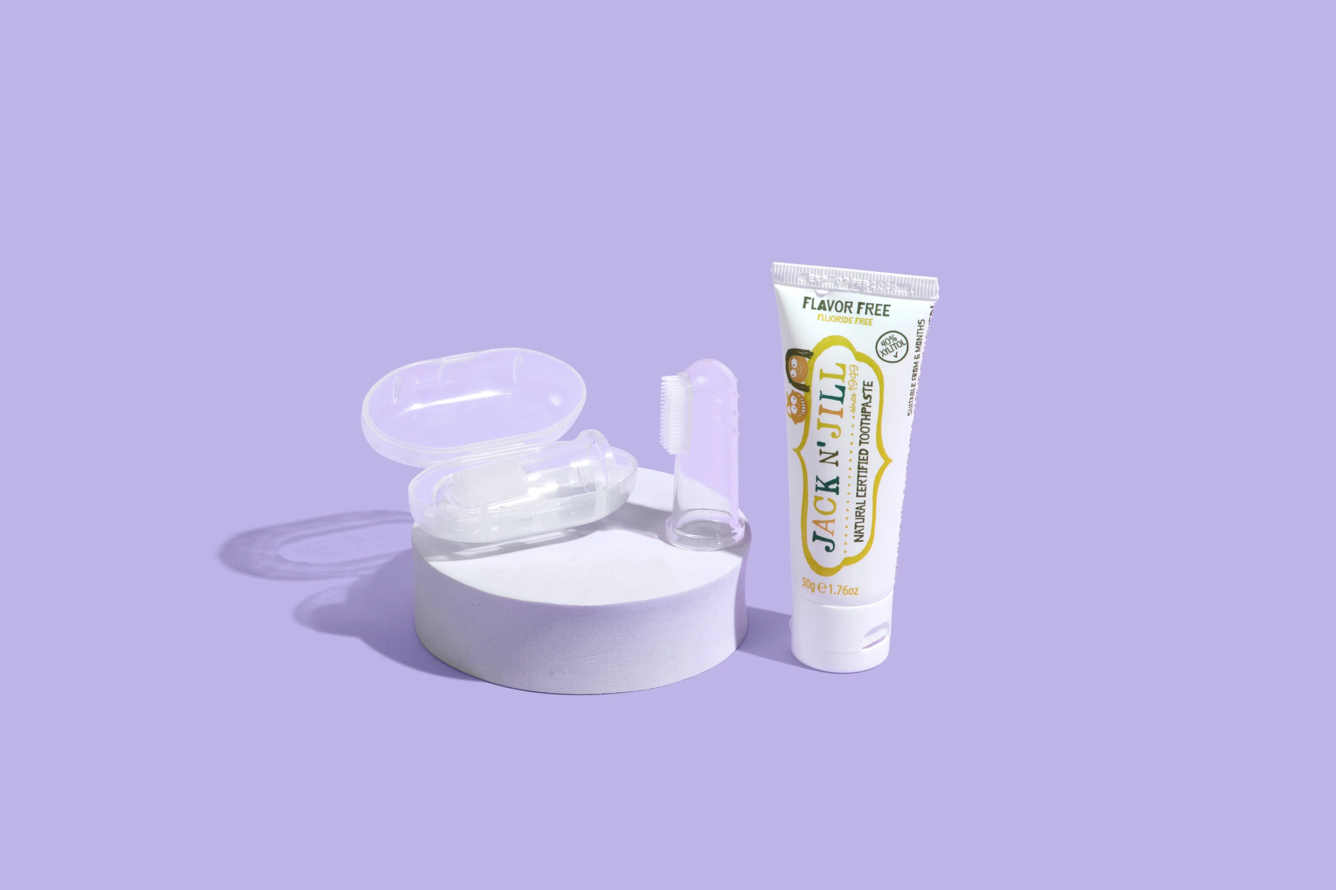 Jack N’ Jill Natural Flavour Free Toothpaste for Babies & Kids – 50g - Image 3
