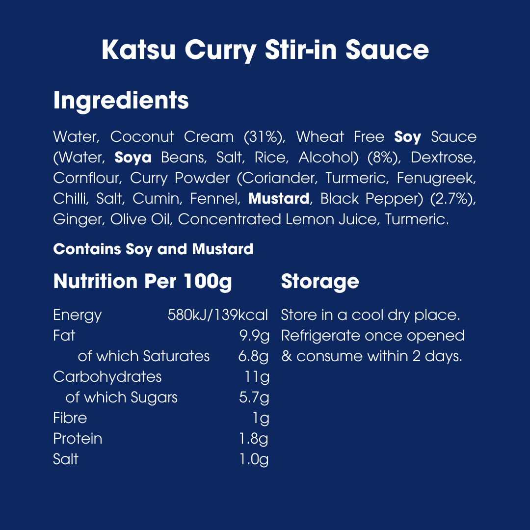 Katsu Curry Stir-in Sauce 260g – Low FODMAP, Gluten Free & Vegan - Image 5