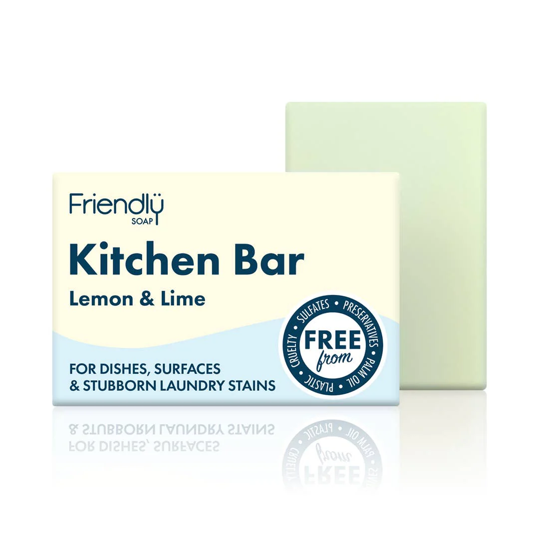 Multipurpose Eco-Friendly Kitchen Bar – Dishwashing, Laundry Stains &amp; Surface Cleaning