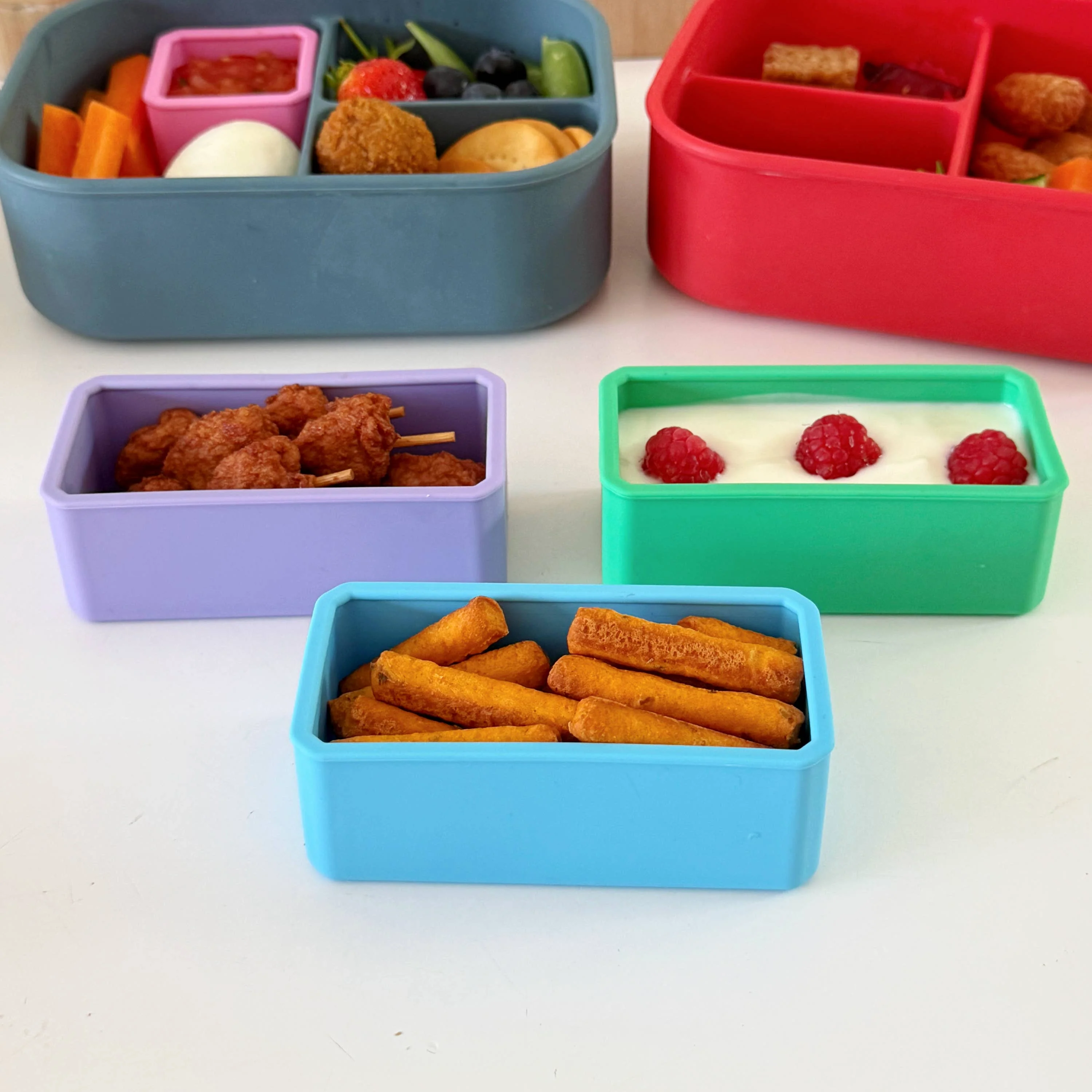 Pick Plates Large Pick & Dip Pots – Leakproof Silicone Sauce Containers 3 Pack - Image 6
