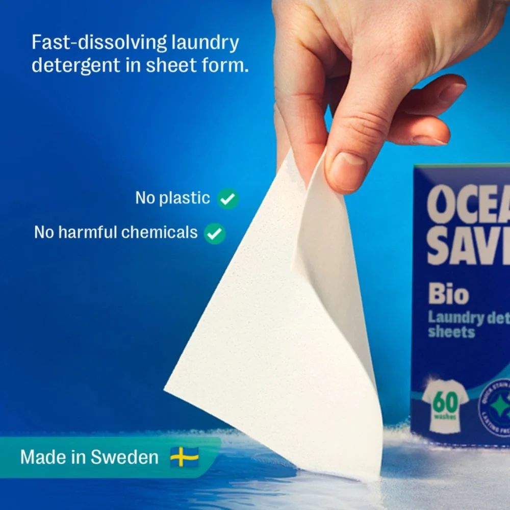 OceanSaver Laundry Sheets | Bio & Non-Bio | 60 Washes - Image 3