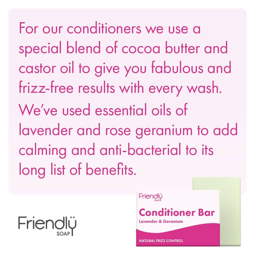 Lavender & Geranium Conditioner Bar - Eco Friendly - Image 4