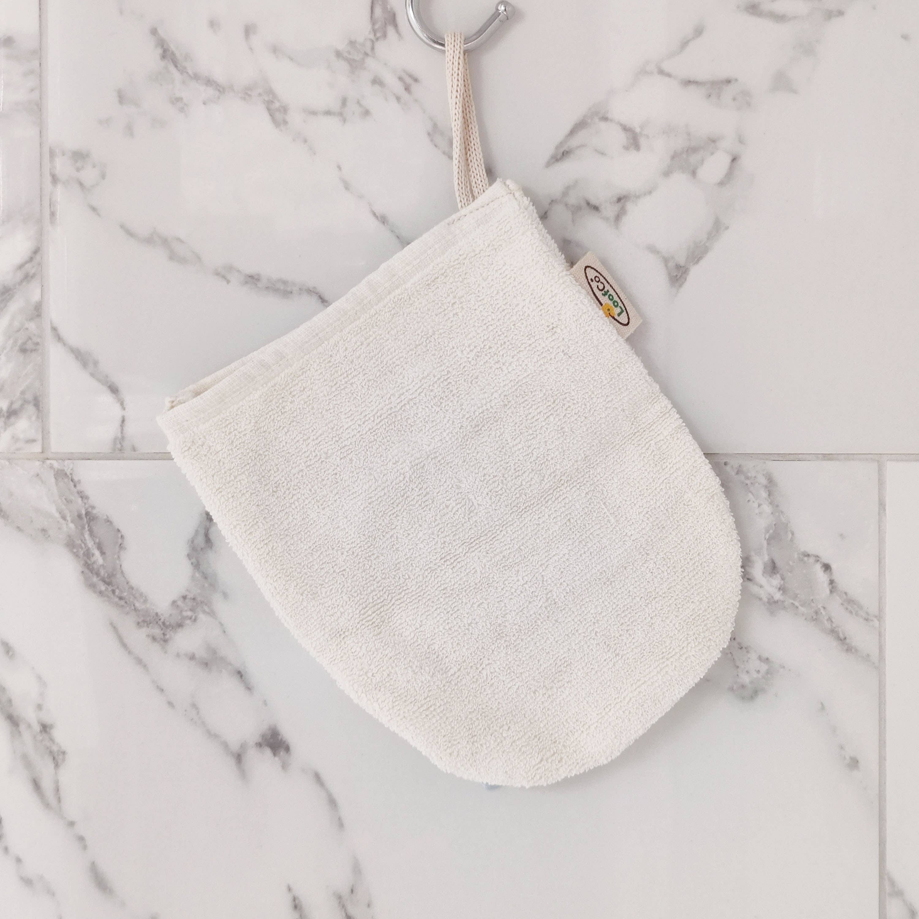 LoofCo Cleansing Mitt – Egyptian Cotton Face & Body Wash Glove - Image 4