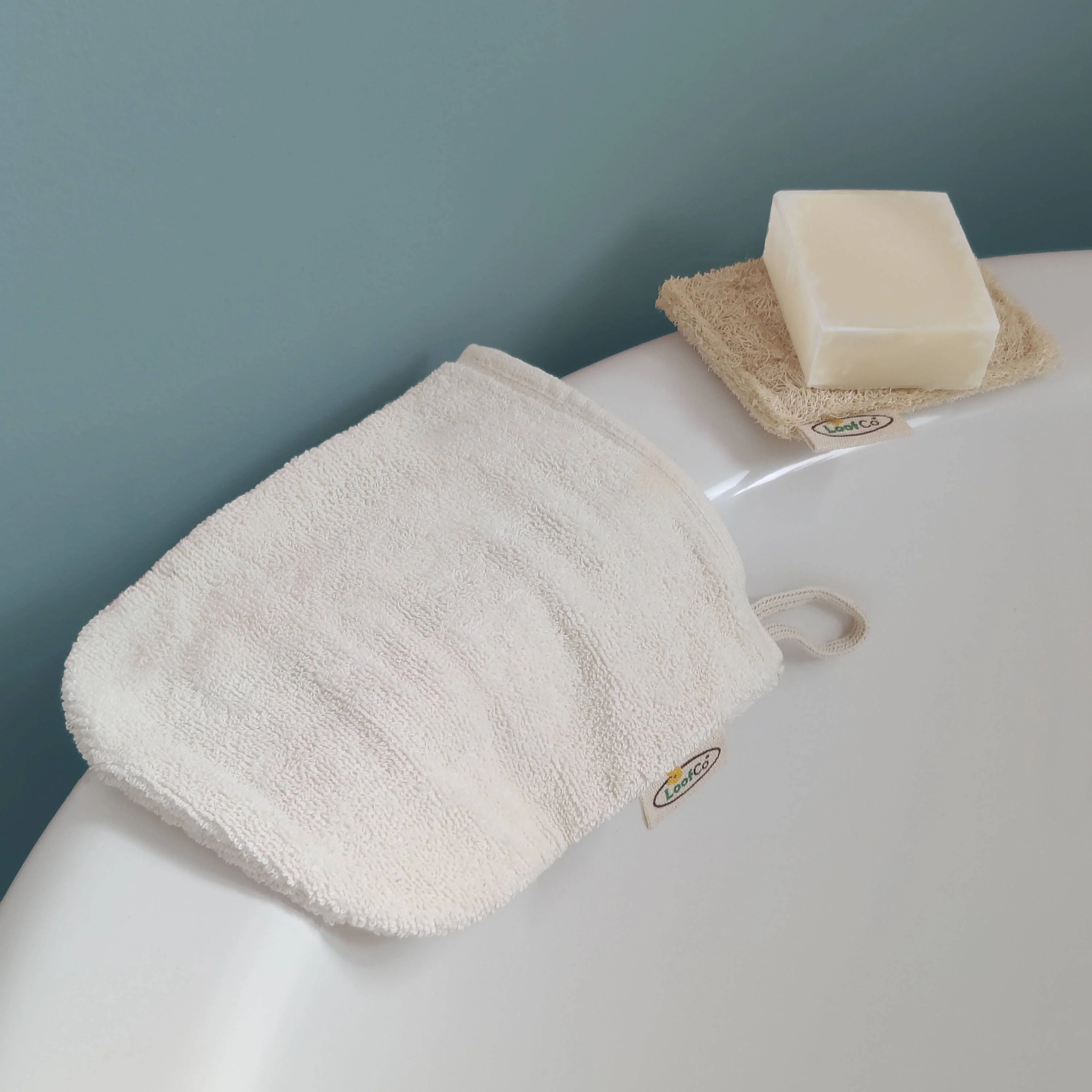 LoofCo Cleansing Mitt – Egyptian Cotton Face & Body Wash Glove - Image 5