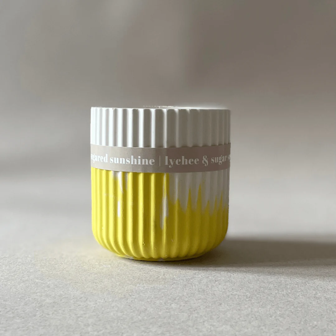 Lychee Stoneware Soy Candle – Fresh Fruity Tropical Candle - Image 6