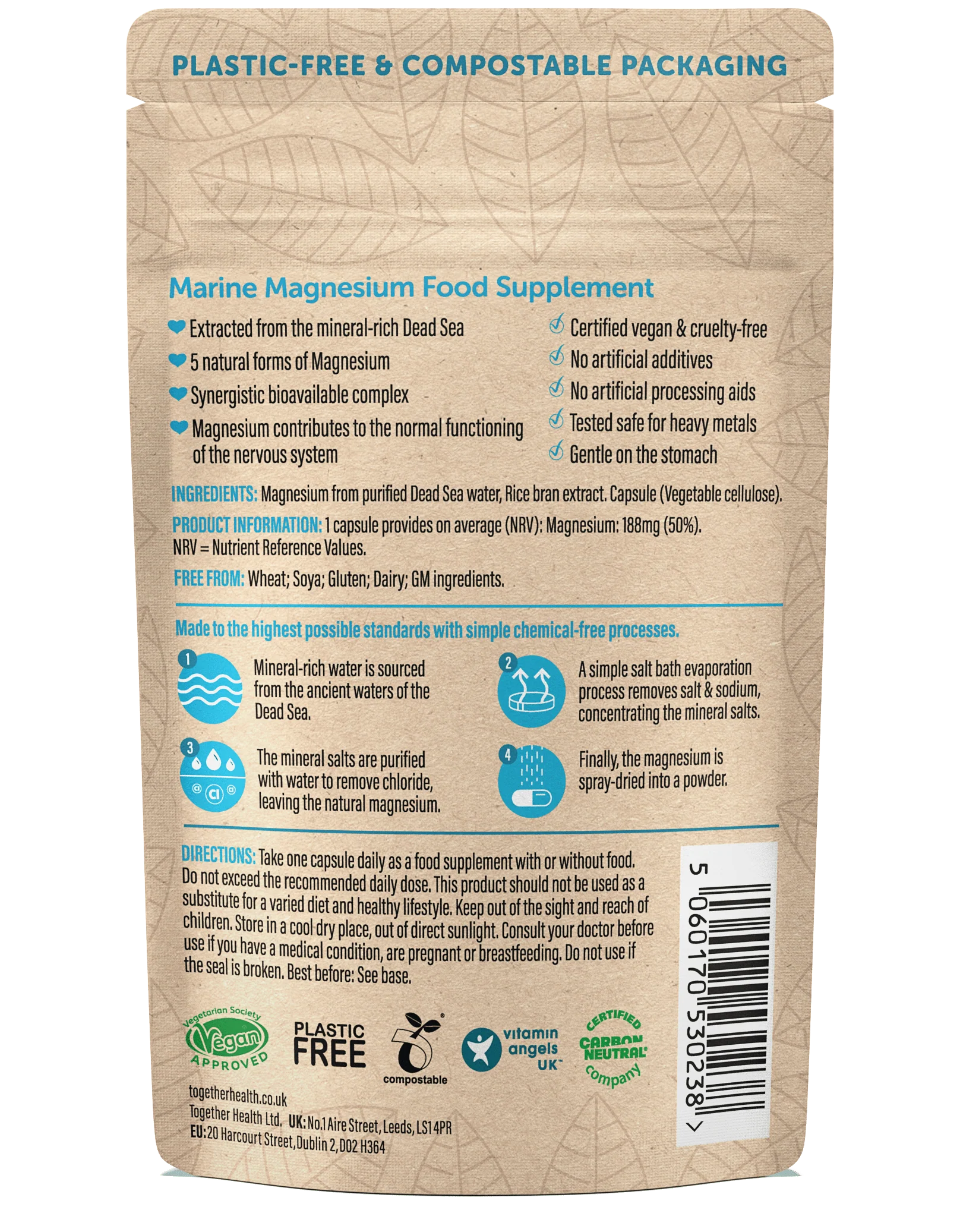 Magnesium Supplement – 30 Capsules - Image 2
