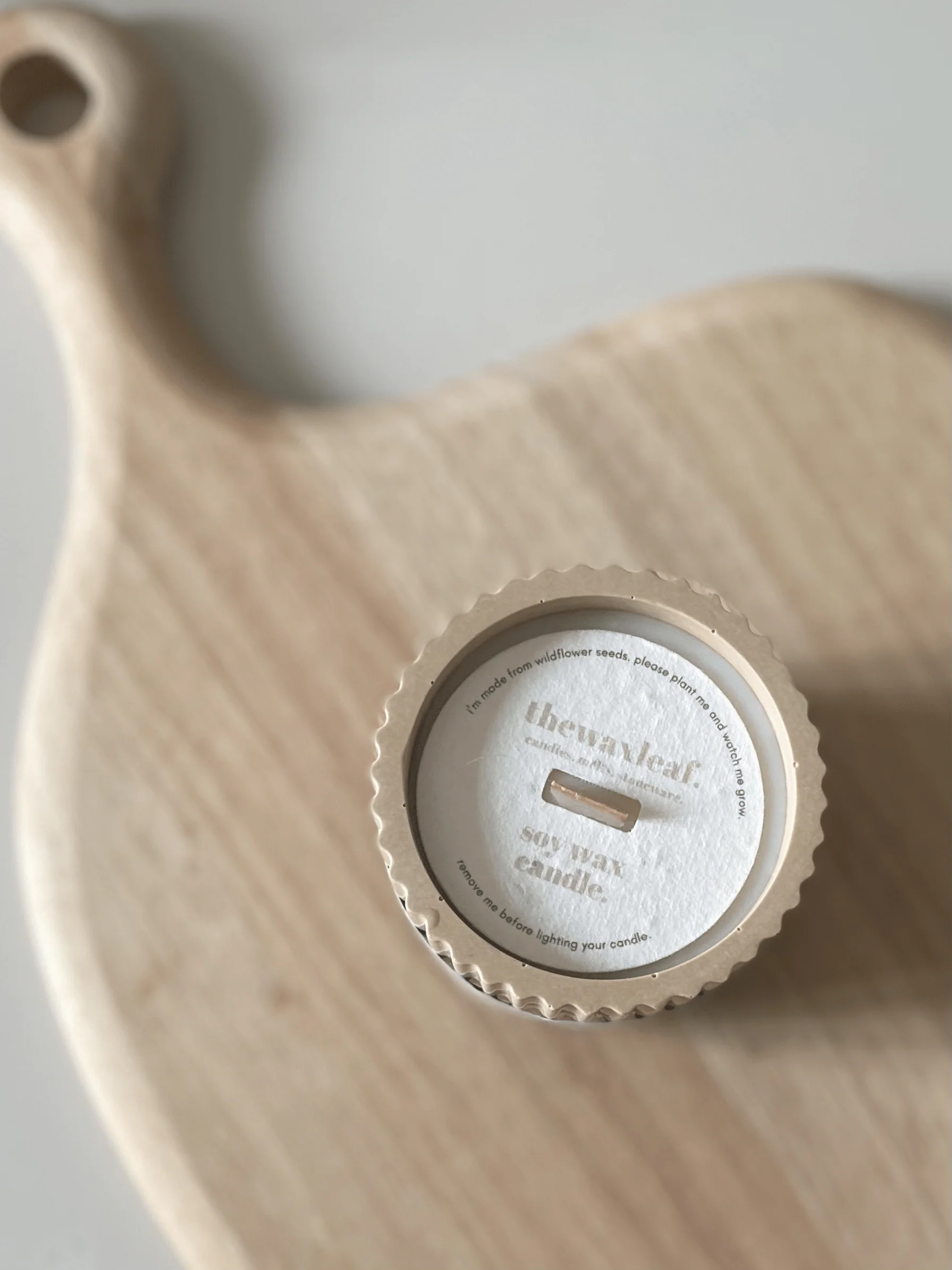 Maple Syrup Stoneware Soy Candle – Warm Scandi-Inspired Scent - Image 3