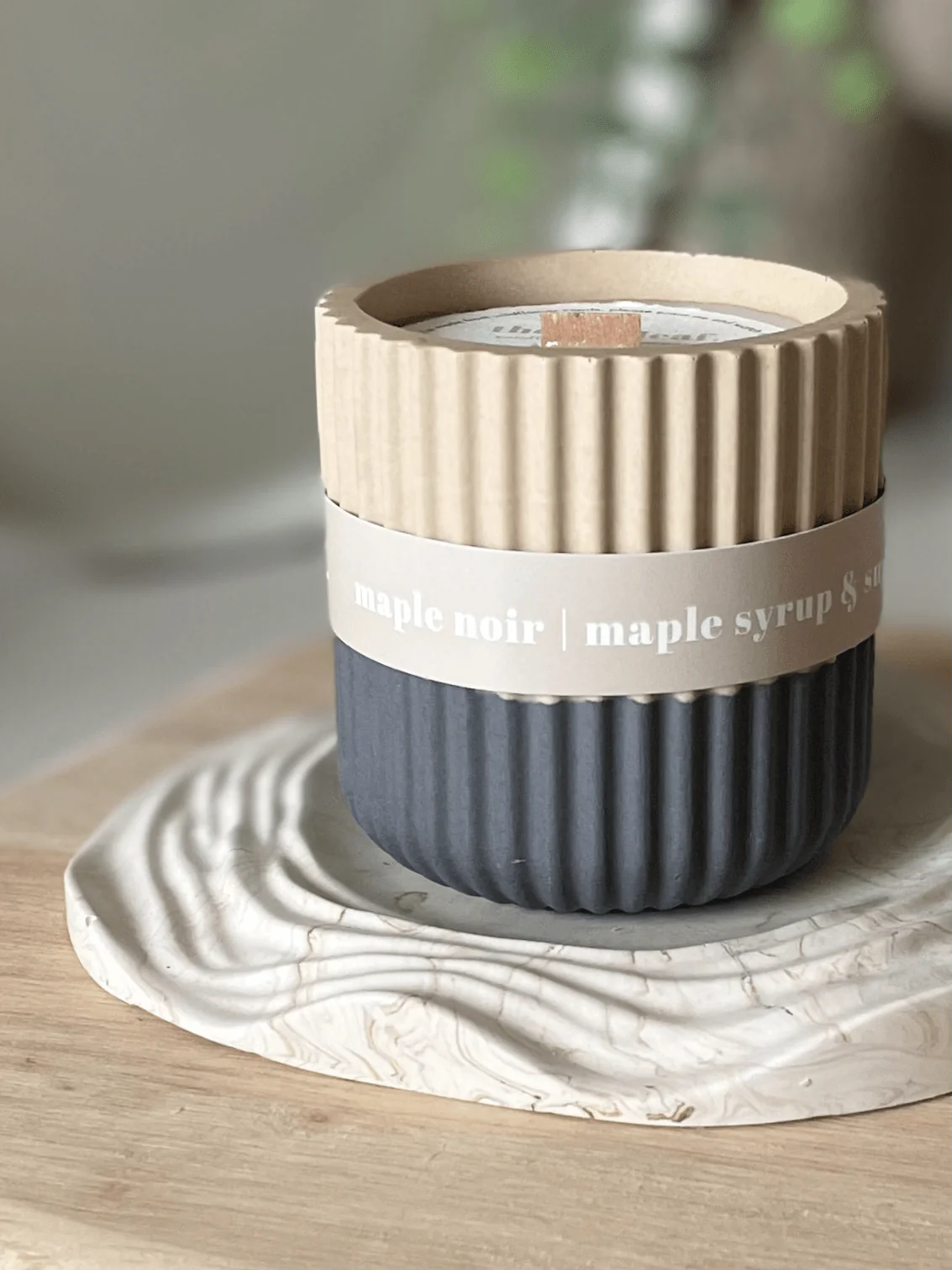 Maple Syrup Stoneware Soy Candle – Warm Scandi-Inspired Scent - Image 5