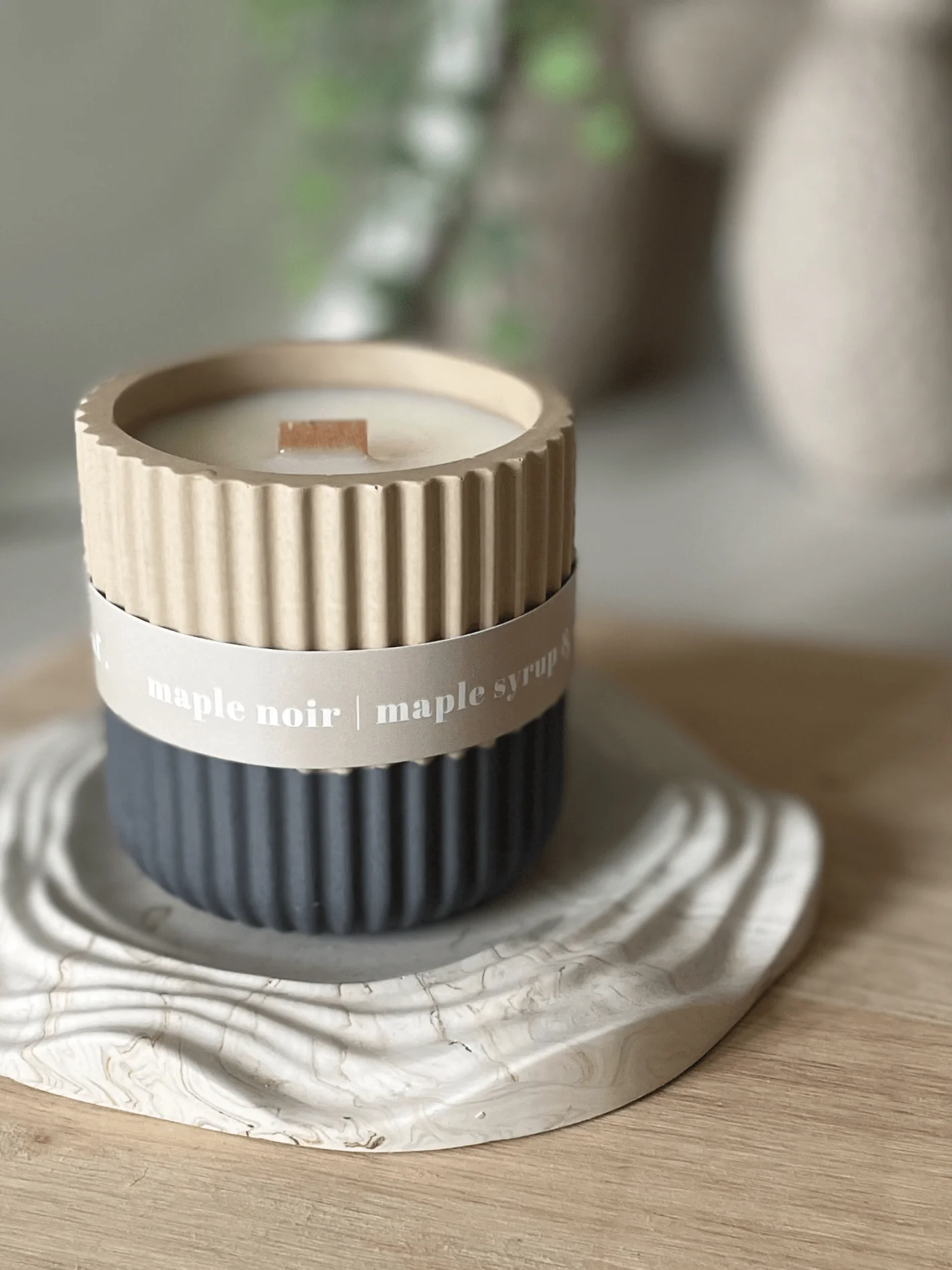 Maple Syrup Stoneware Soy Candle – Warm Scandi-Inspired Scent - Image 7