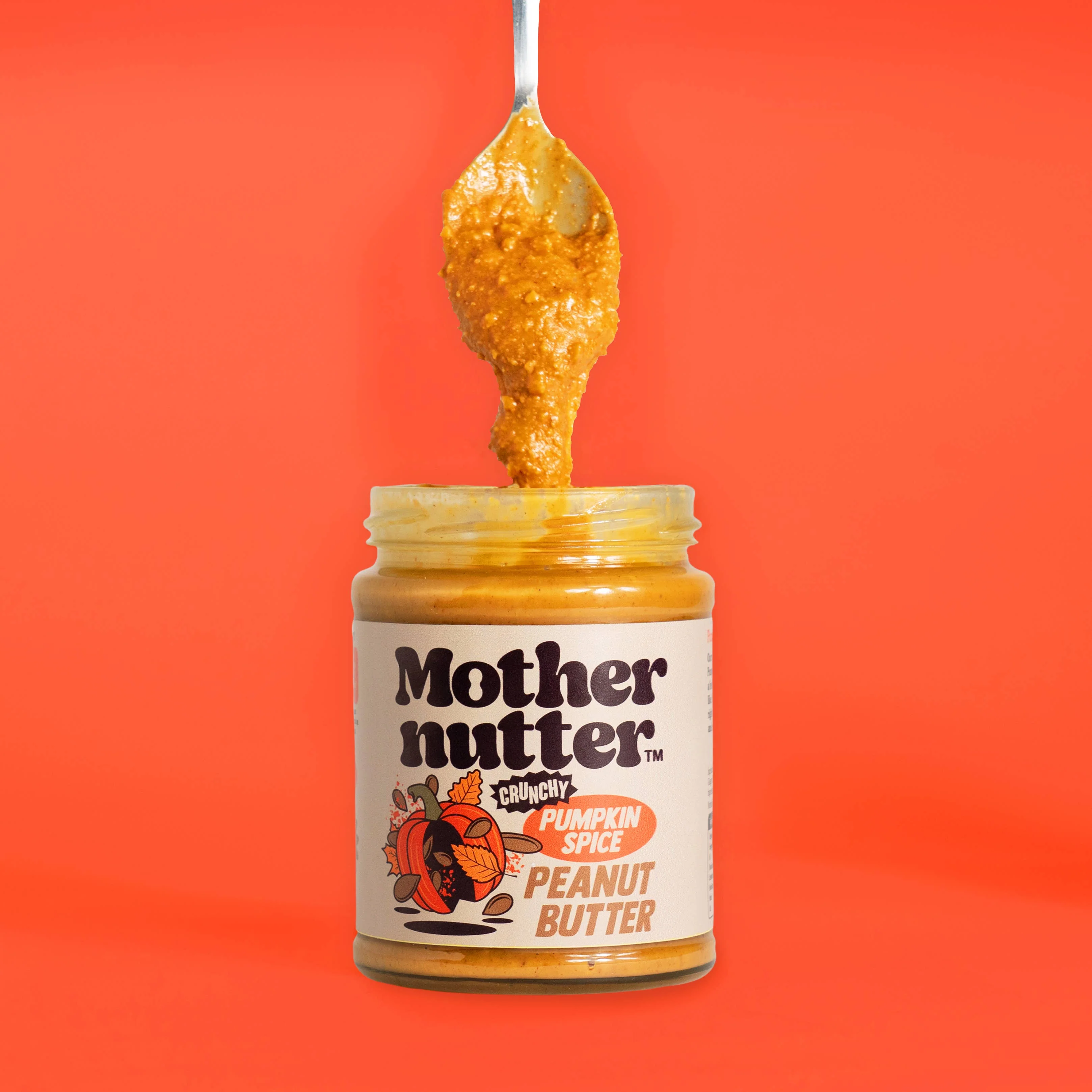 Mothernutter Crunchy Pumpkin Spice Peanut Butter with Pumpkin Seeds (280g) - Image 2