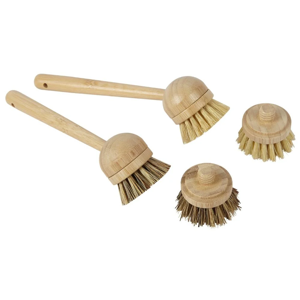 Multi Use Bamboo Dish Brush Set - Image 2