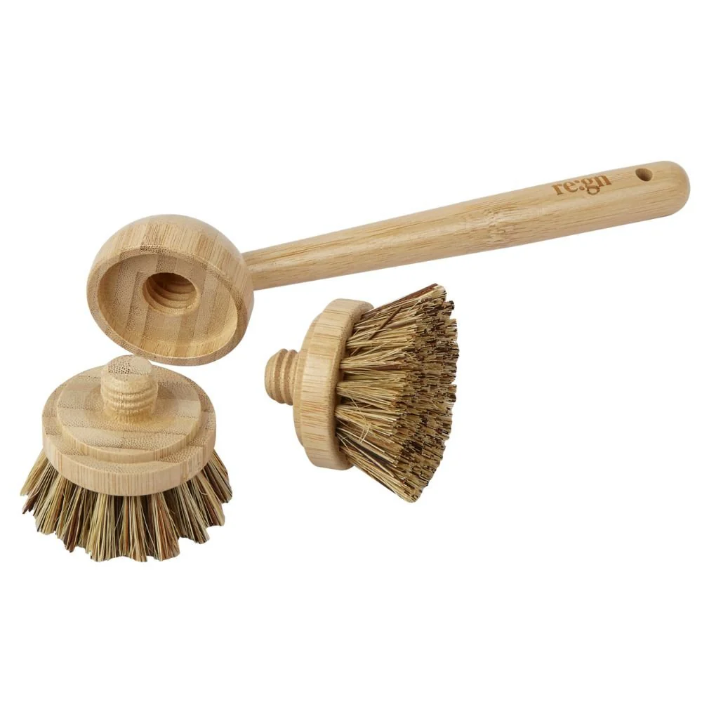 Multi Use Bamboo Dish Brush Set - Image 5