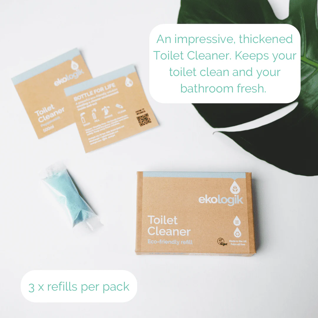 Ekologik Plastic-Free Toilet Cleaner Pods | Thickened Descaler Refills