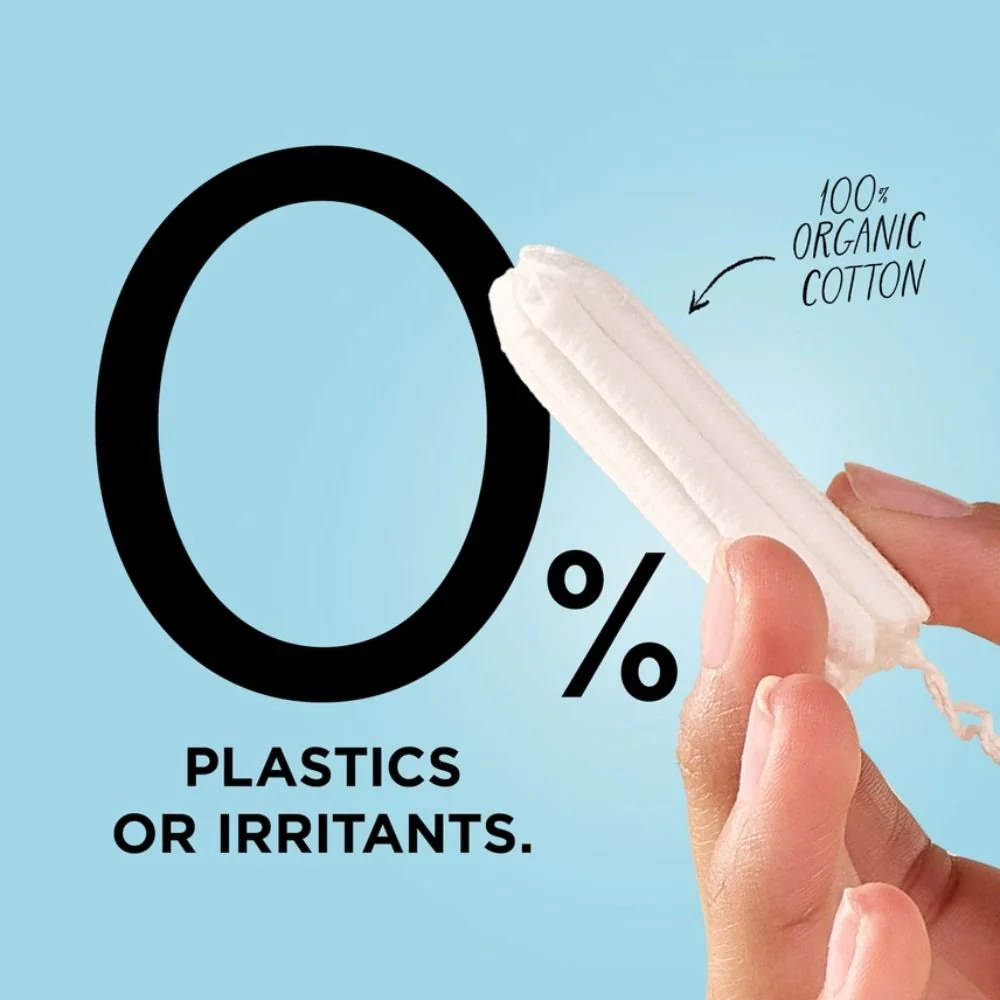 Mooncup Organic Cotton Non-Applicator Tampons Super Medium– 16 Pack Plastic-Free - Image 4