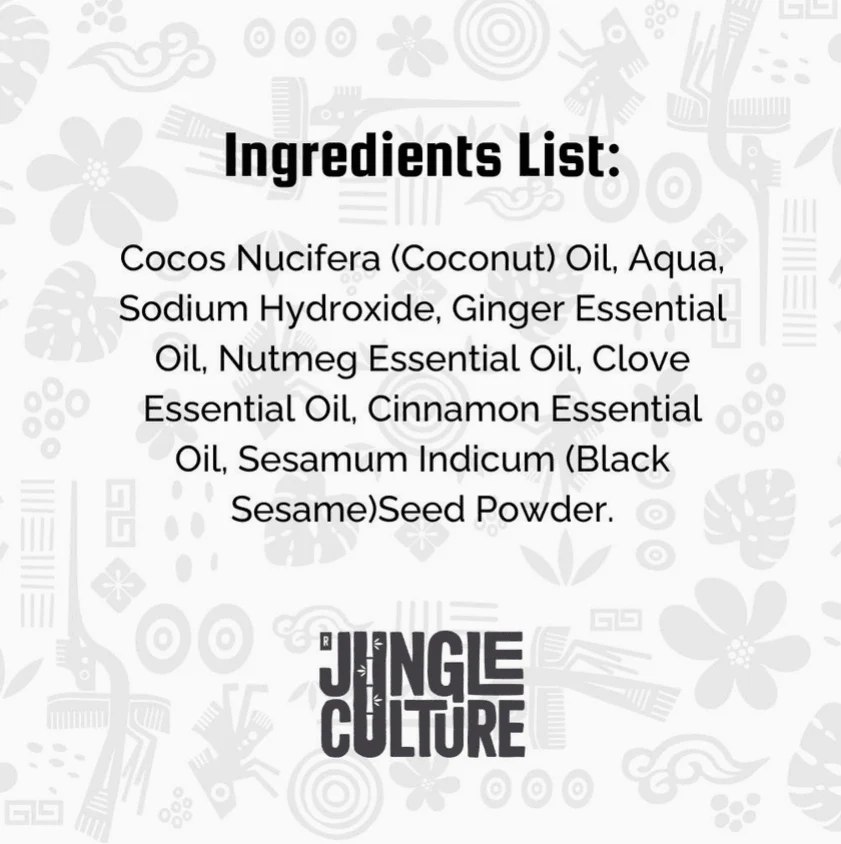 Ginger & Spice Natural Eco Exfoliant Body Soap For Soft Clean Skin - Image 3