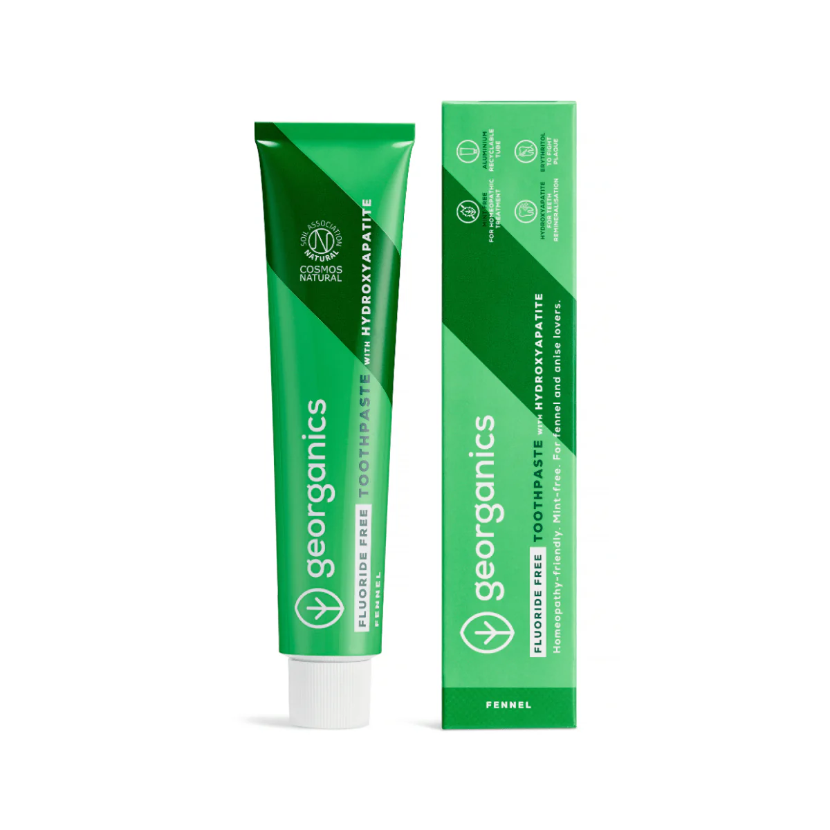 Georganics Fluoride-Free Fennel Toothpaste with Hydroxyapatite - Image 2