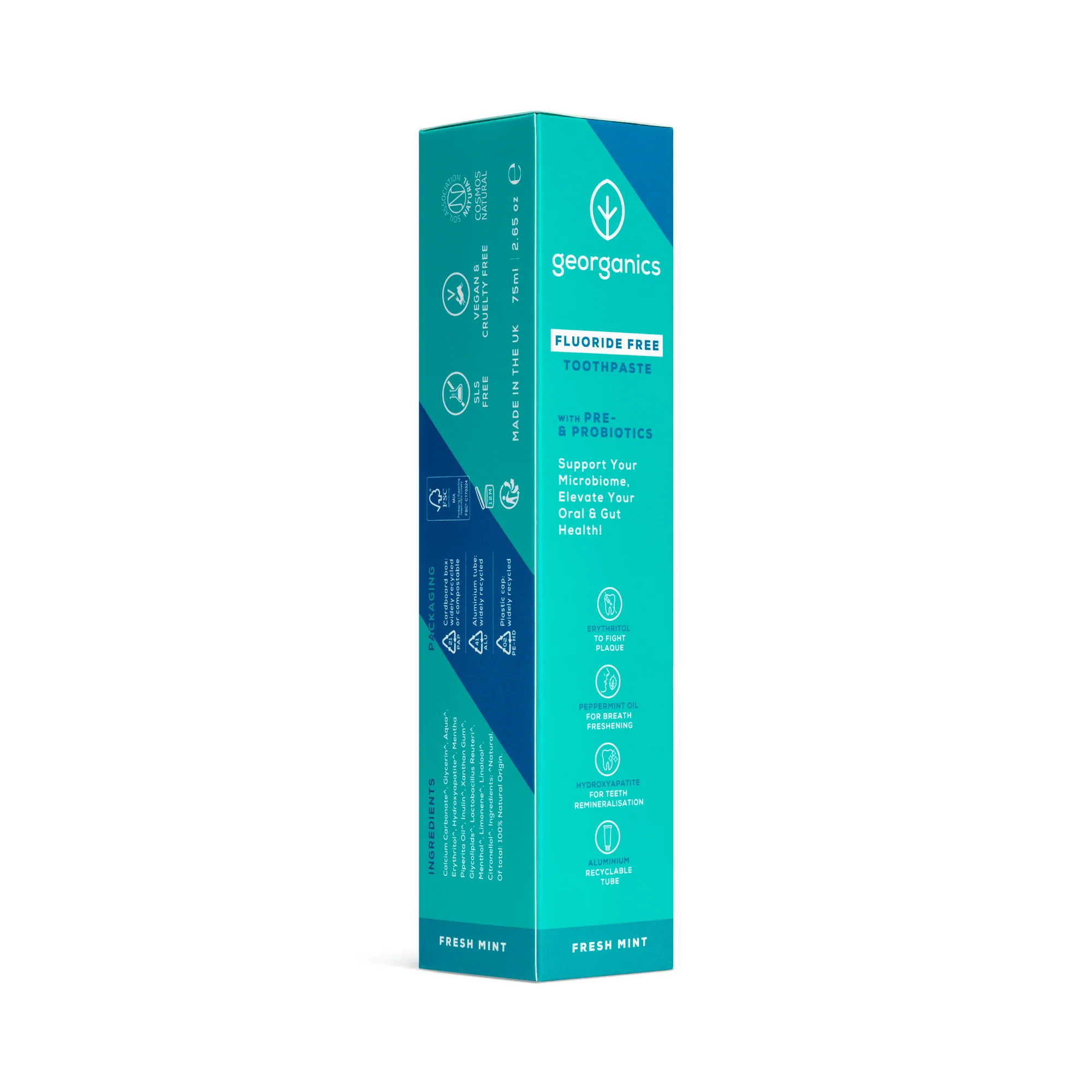 Georganics Prebiotic & Probiotic Toothpaste with Hydroxyapatite - Image 3