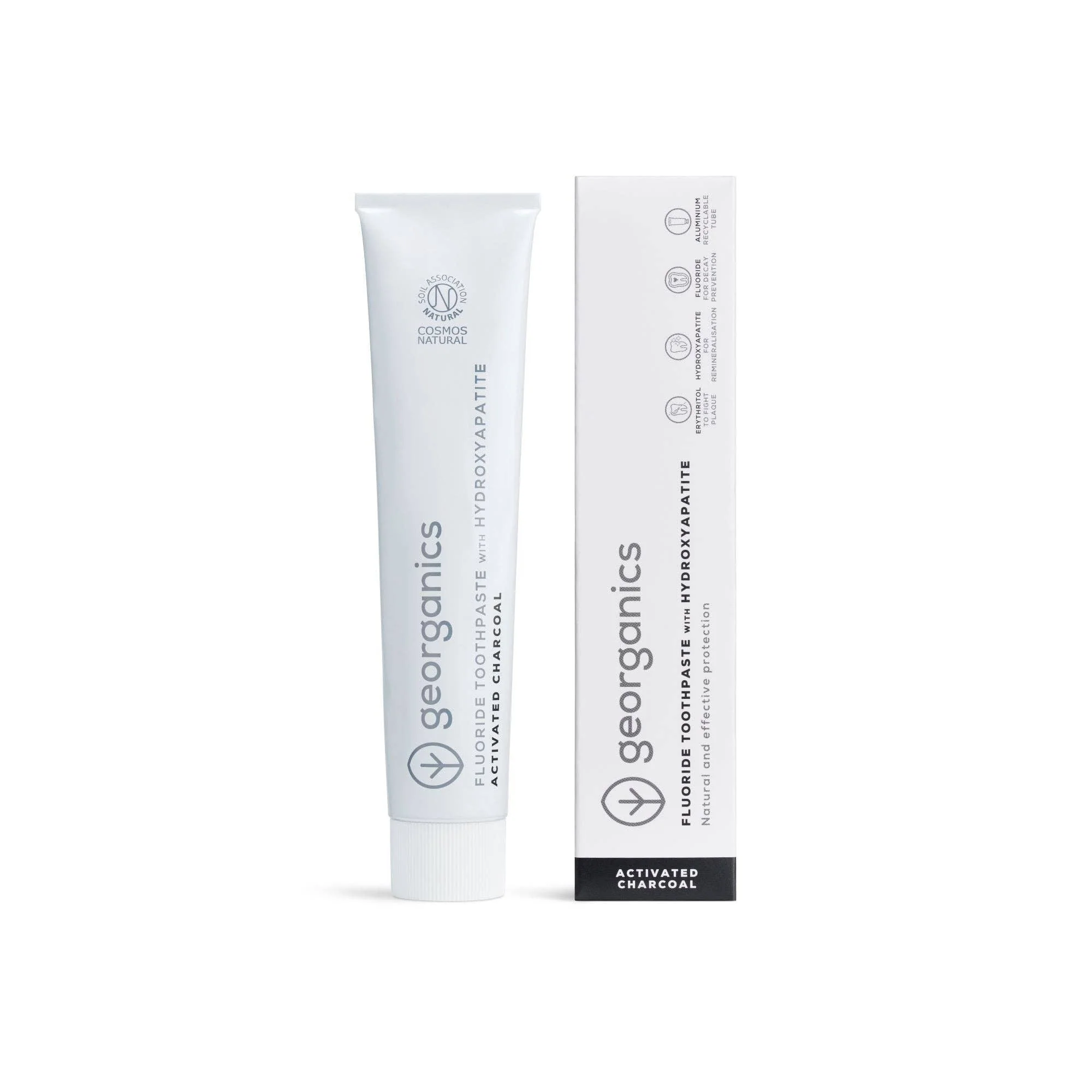 Georganics Next Generation Toothpaste with Hydroxyapatite – Activated Charcoal - Image 2