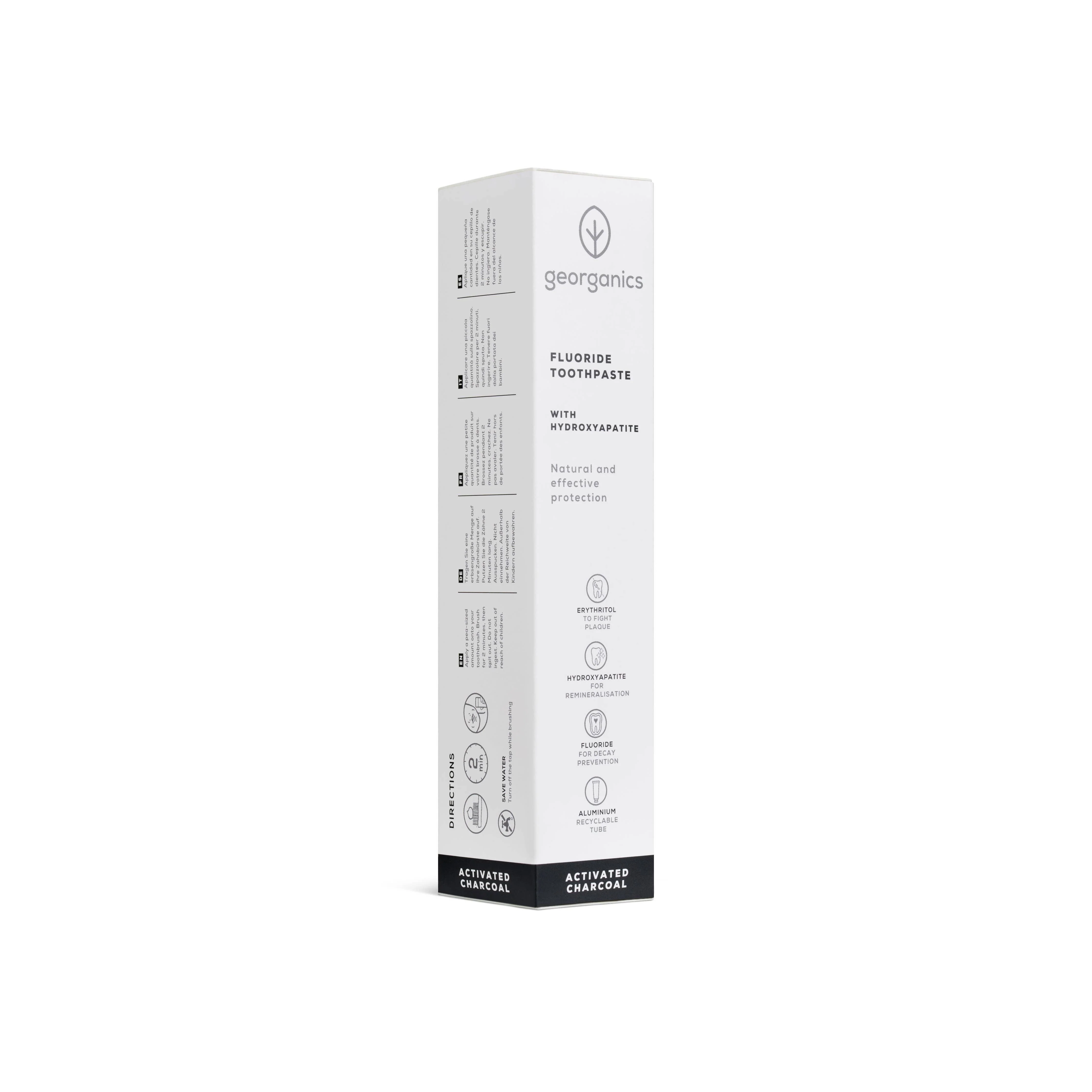 Georganics Next Generation Toothpaste with Hydroxyapatite – Activated Charcoal - Image 3