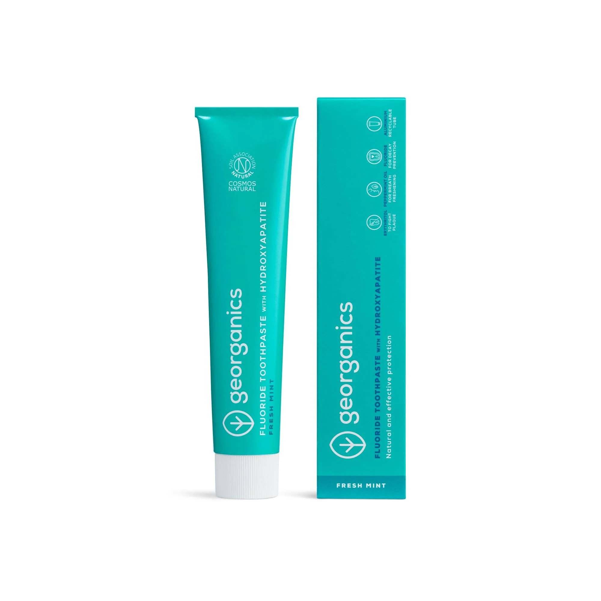 Georganics Next Generation Toothpaste with Hydroxyapatite – Fresh Mint - Image 2