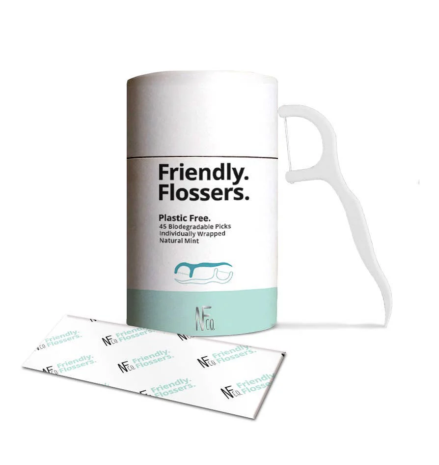 Biodegradable Dental Floss Picks | 45 Pack - Image 2