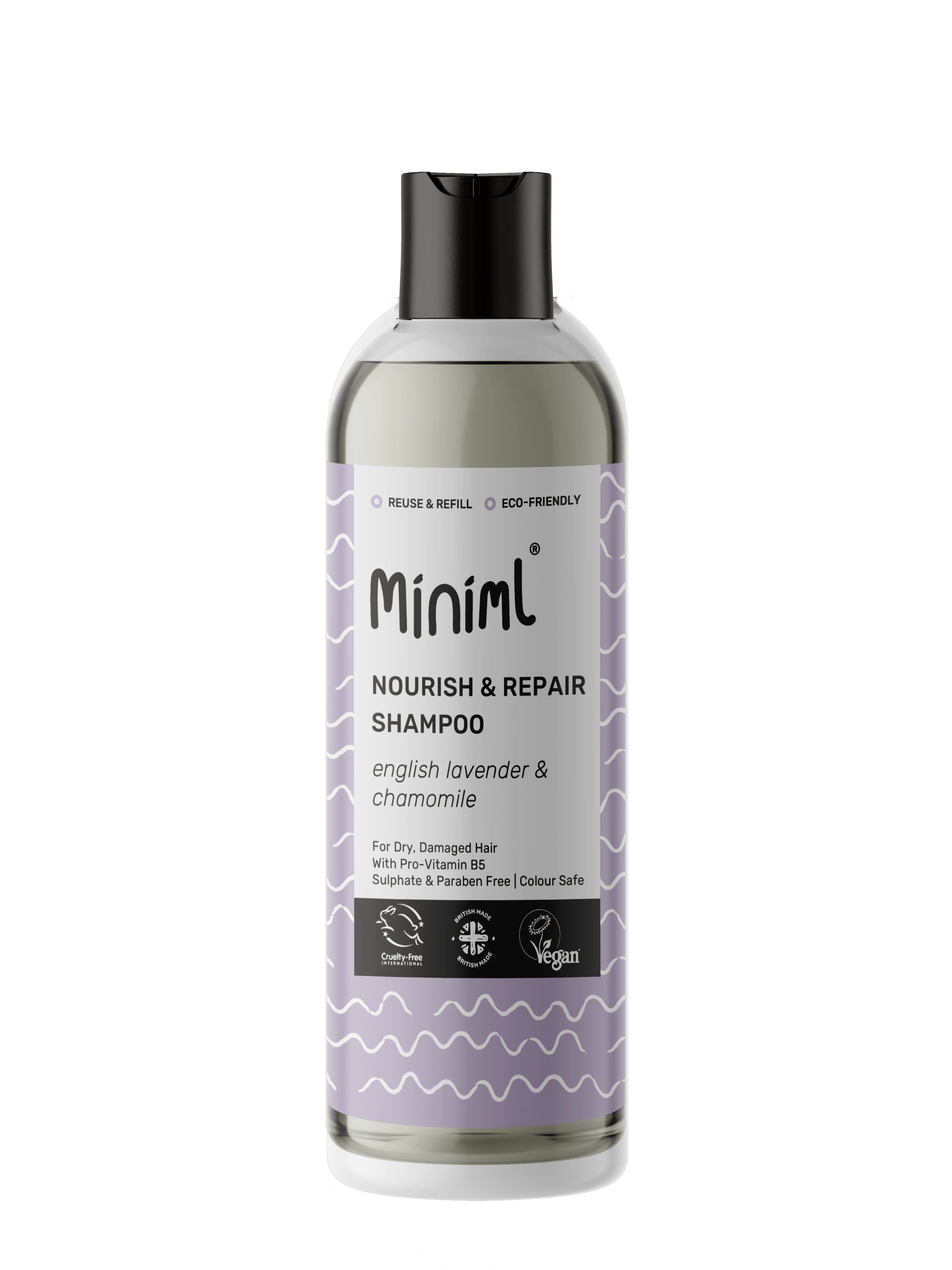 Nourish Shampoo 500ml | Lavender & Chamomile for Damaged Hair