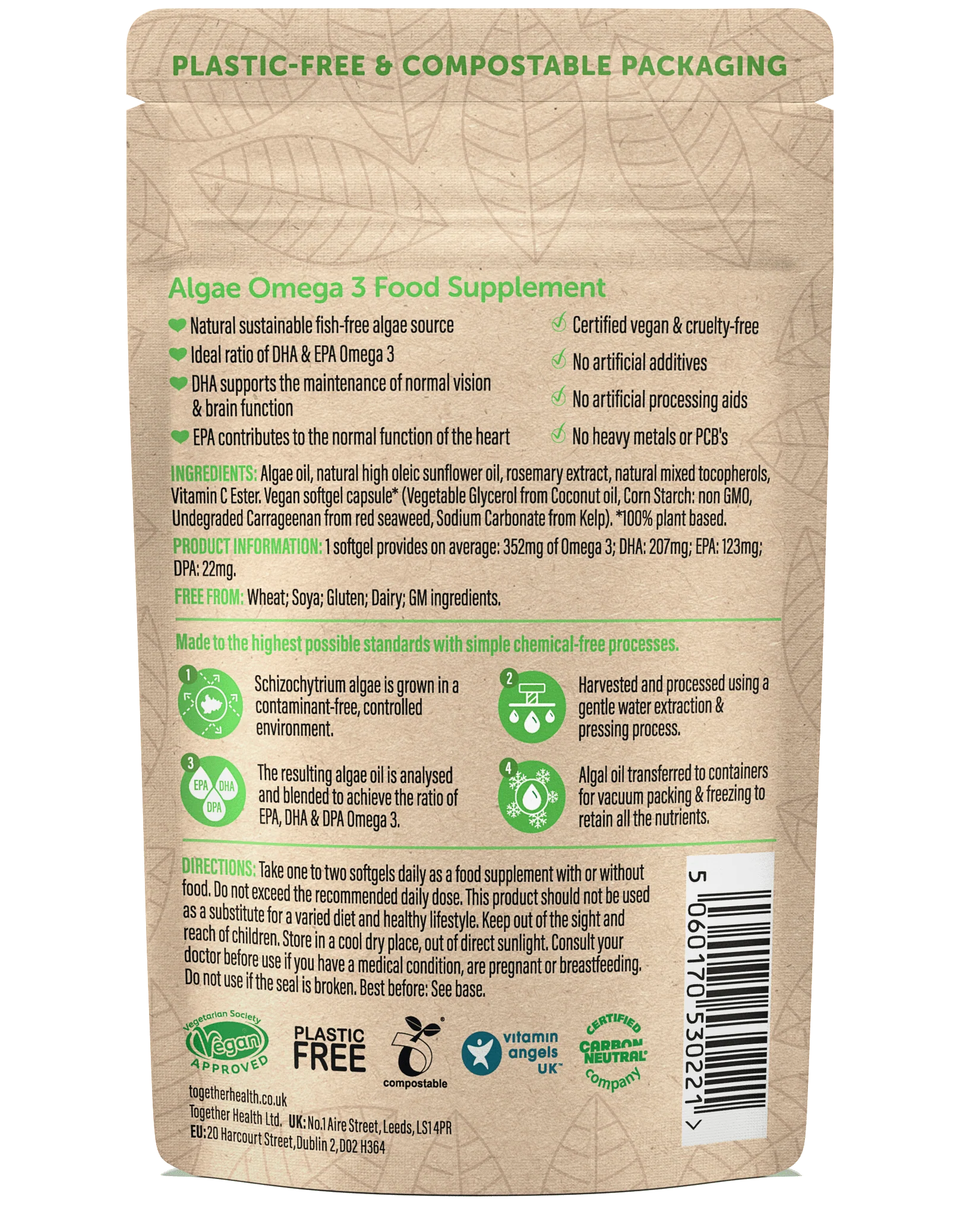 Omega 3 – Vegan Omega 3 – 30 Softgels - Image 2