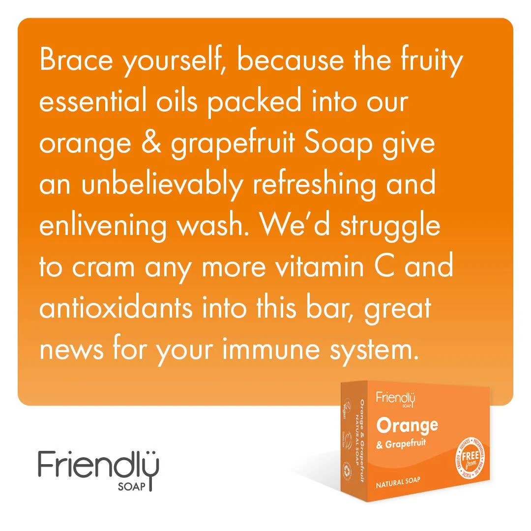Orange & Grapefruit Eco Friendly Soap Bar - Image 4