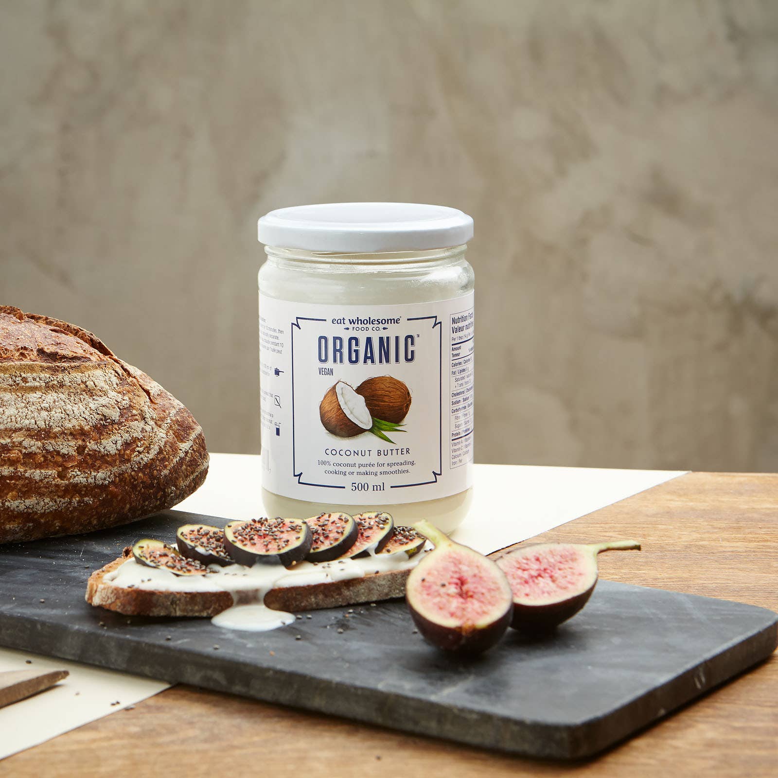 Eat Wholesome Organic Coconut Butter 500g – 100% Coconut Purée - Image 2