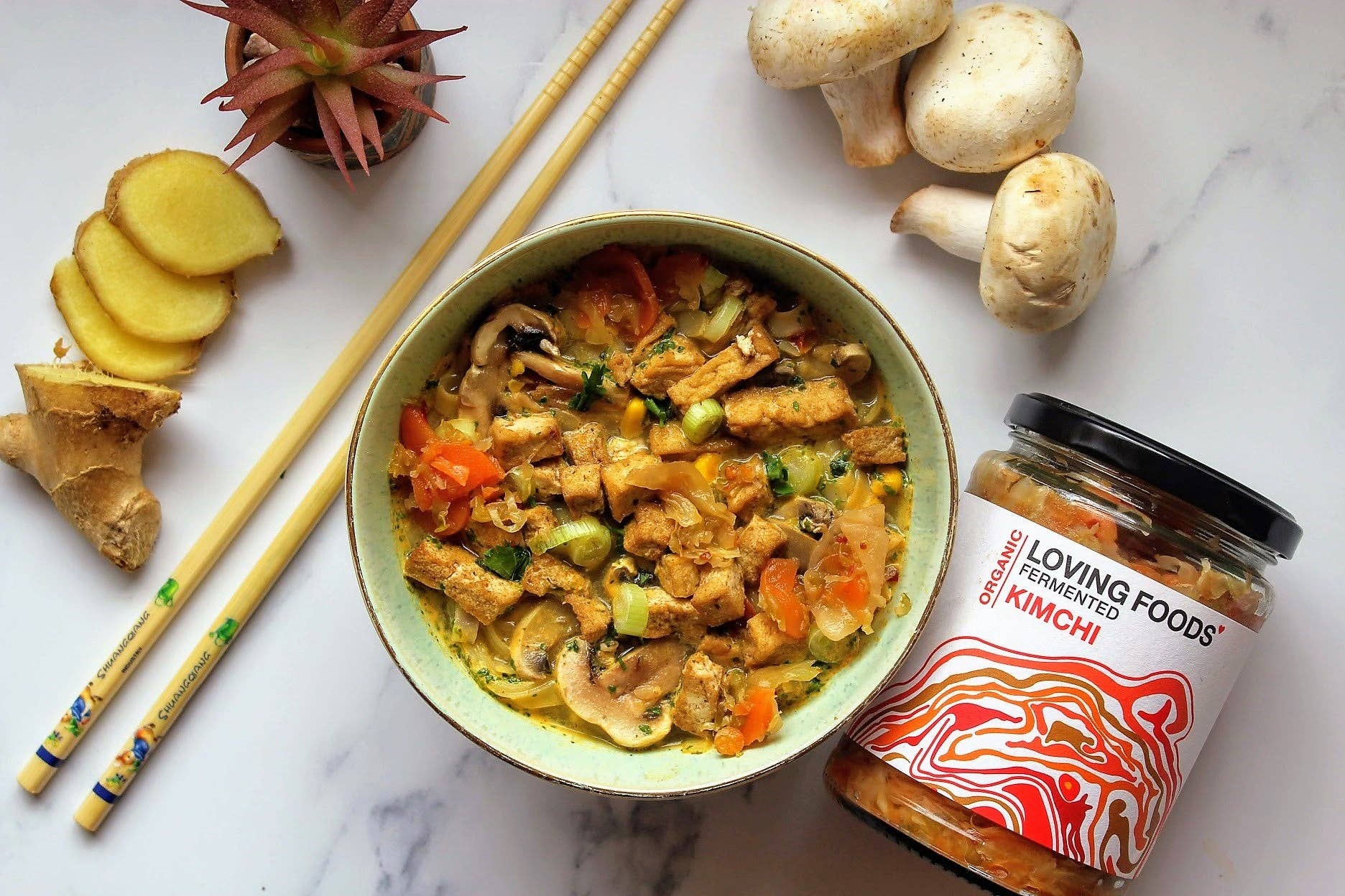 Organic Kimchi – Raw Unpasteurised Fermented Vegetables 475g Vegan - Image 4