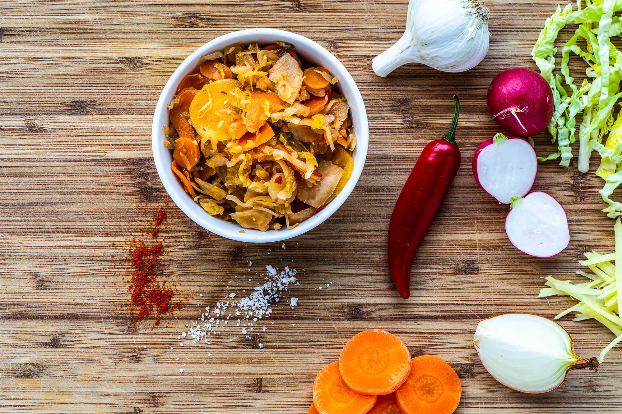 Organic Kimchi – Raw Unpasteurised Fermented Vegetables 475g Vegan - Image 5