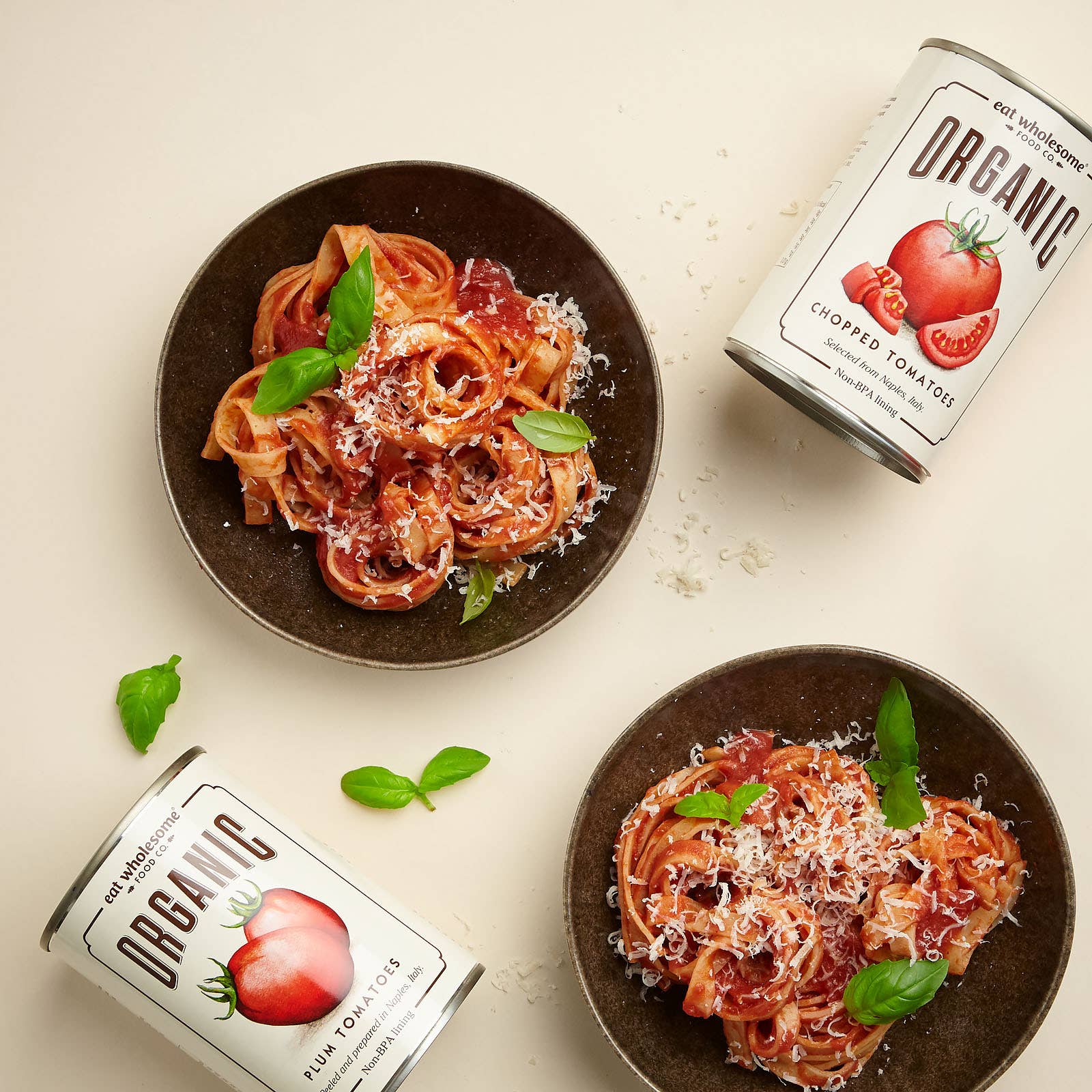 Eat Wholesome Organic Peeled Plum Tomatoes 400g – No Added Salt - Image 2