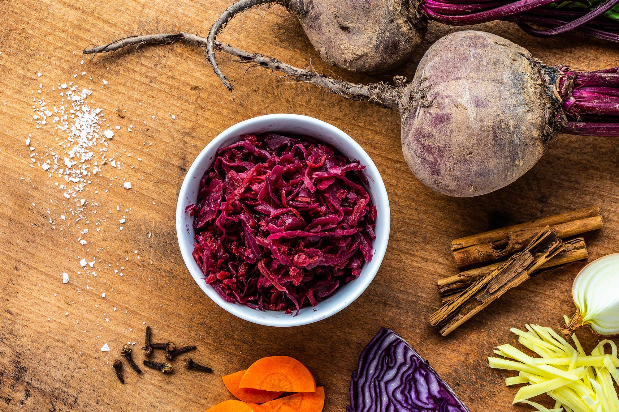 Organic Ruby Kraut – Unpasteurised Red Cabbage Sauerkraut 475g Vegan - Image 4