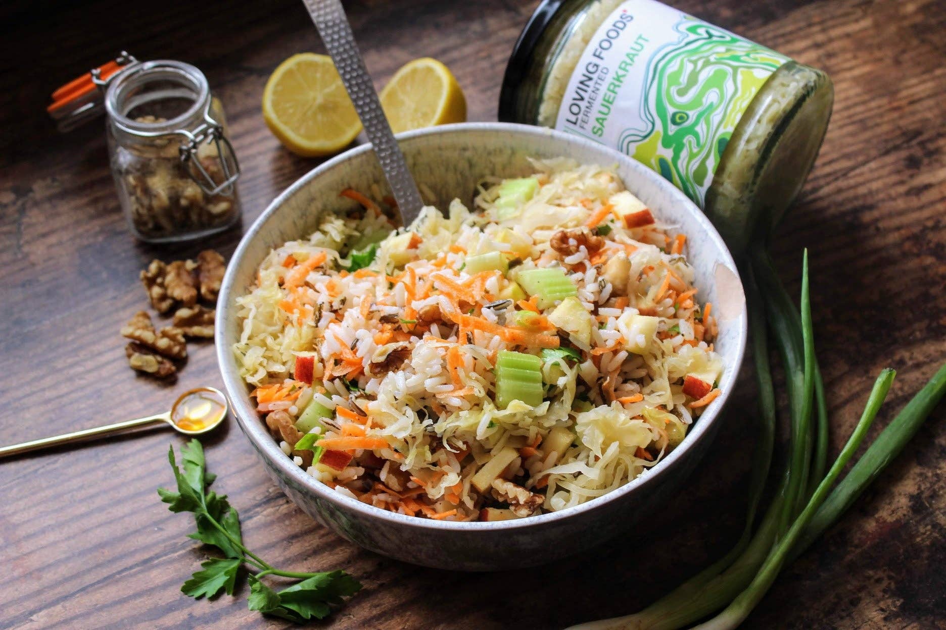 Organic Sauerkraut – Raw Unpasteurised Fermented Cabbage 475g Vegan - Image 4