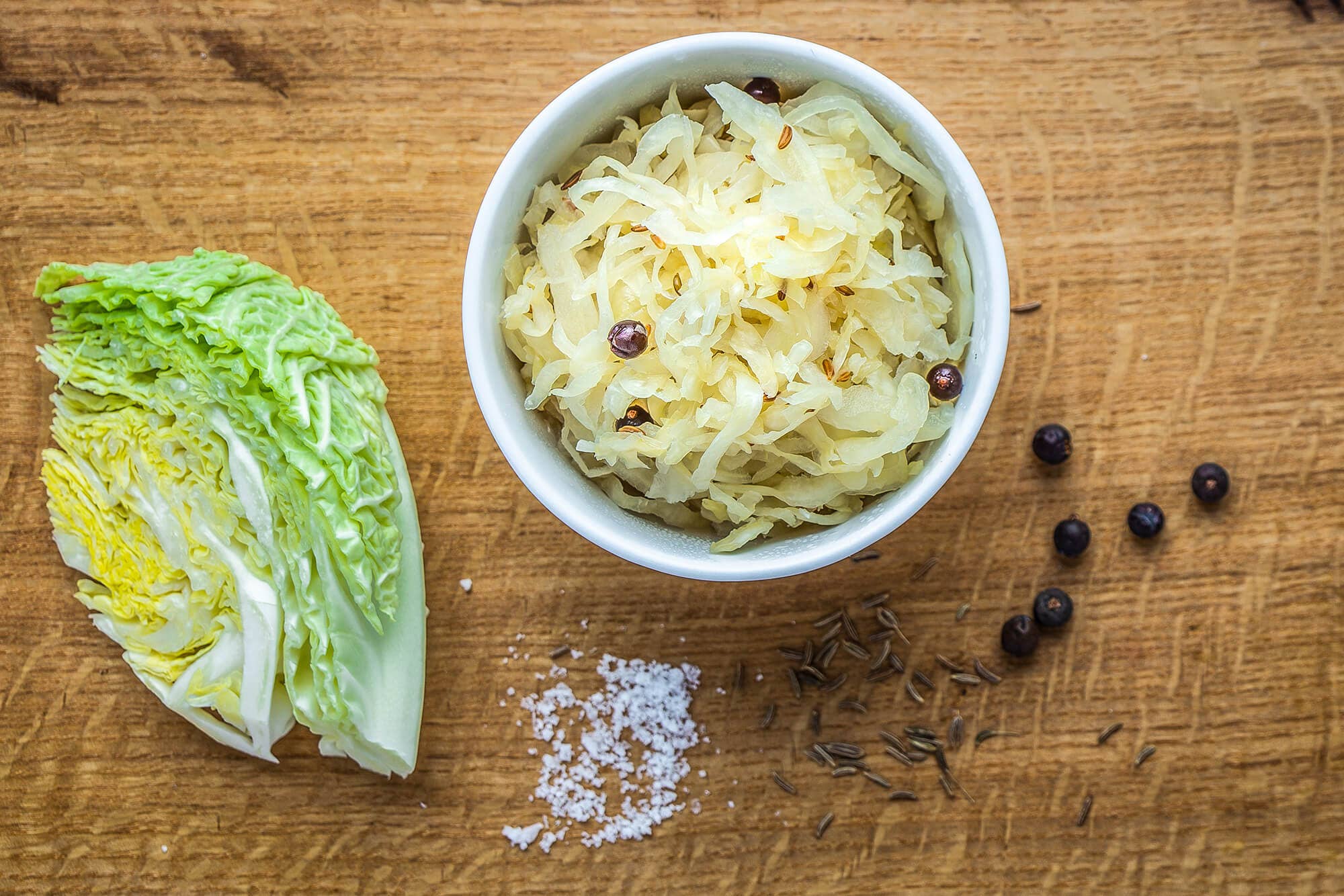 Organic Sauerkraut Caraway & Juniper Berry – Unpasteurised 475g Vegan - Image 4